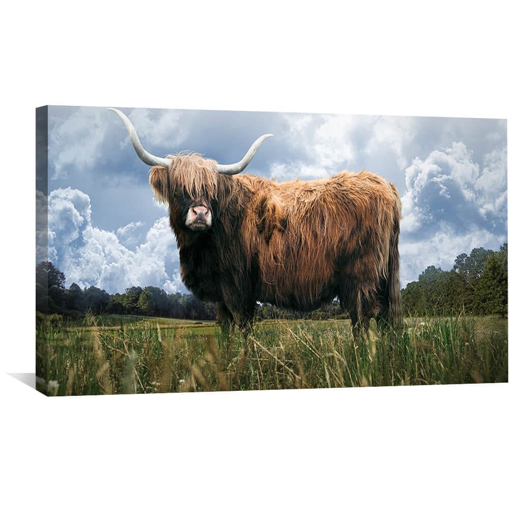 Highland Field Canvas - Image 2