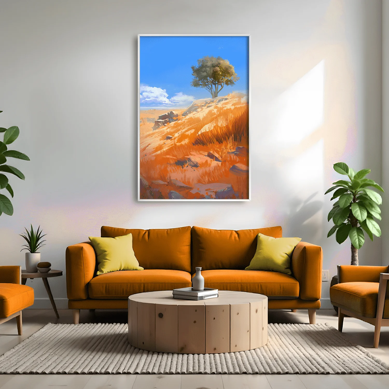 Hillside Desert Wind Canvas - Image 3