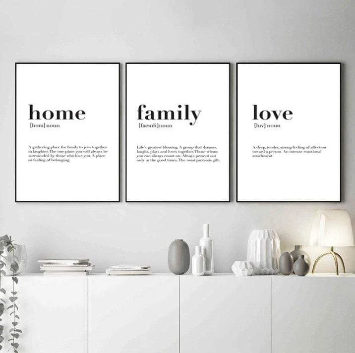 Home Family Love Canvas - Image 3