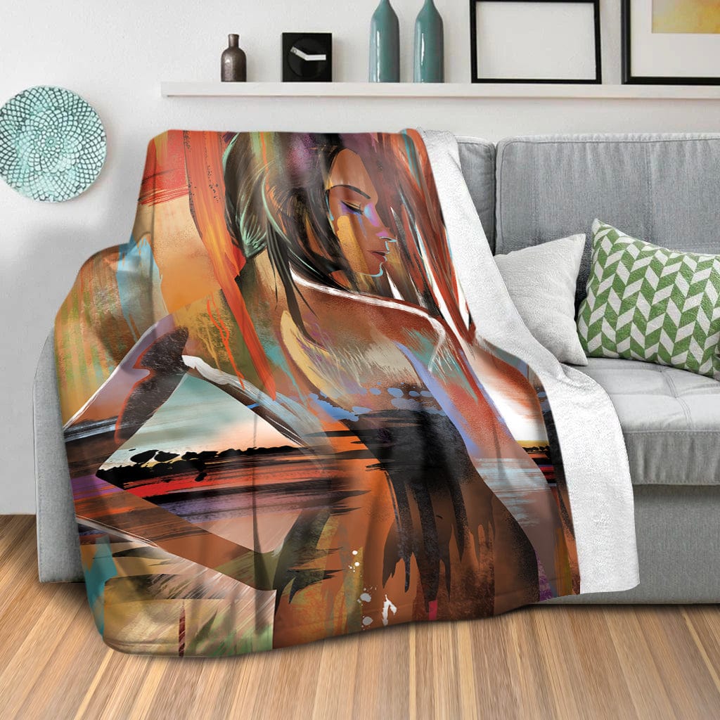 Horizon Woman B Blanket - Image 2