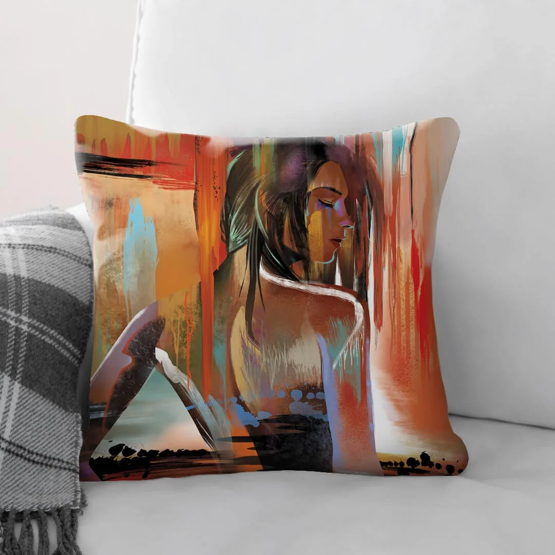 Horizon Woman B Cushion - Image 2