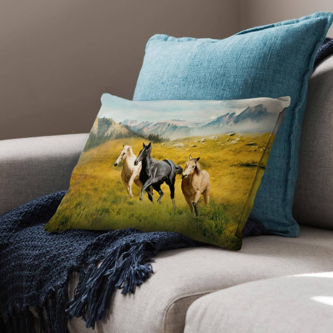 Horse Field Cushion - Image 2
