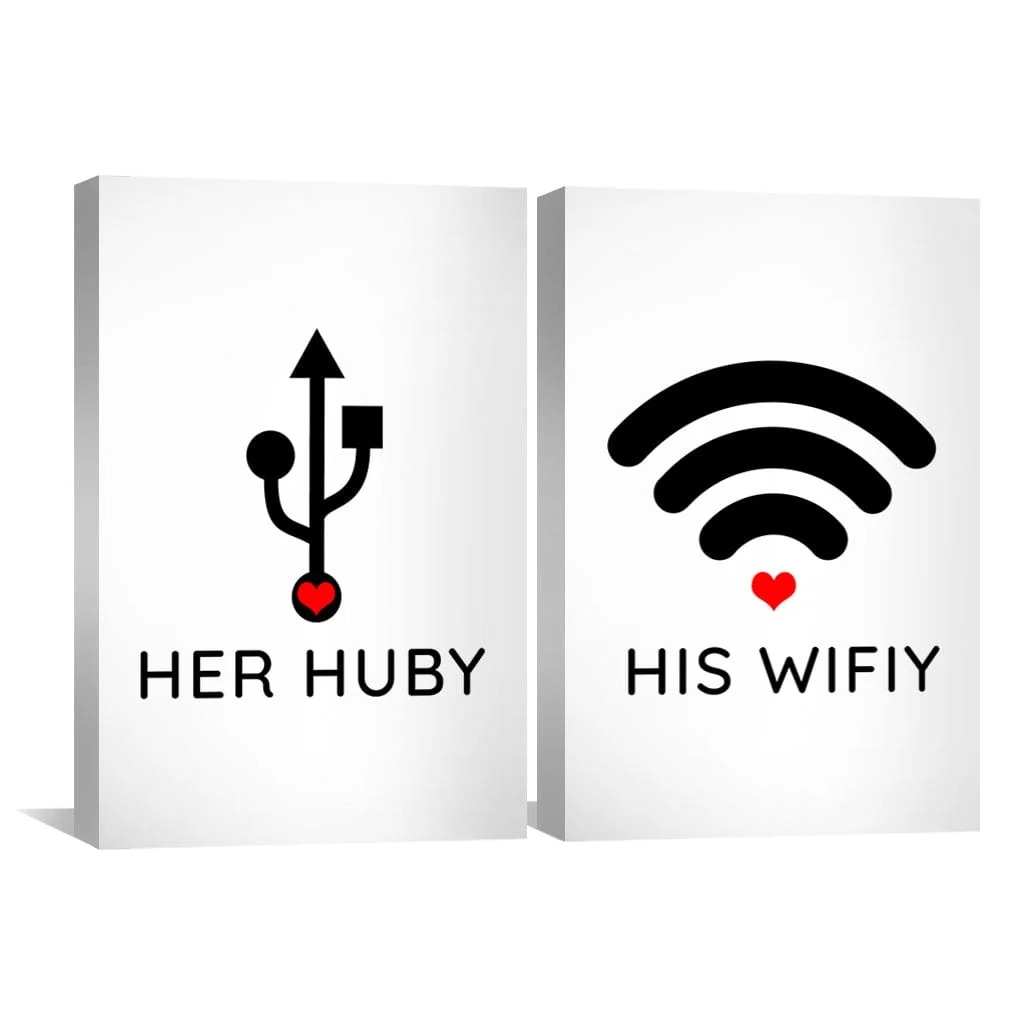 Huby & Wifey Canvas - Image 2
