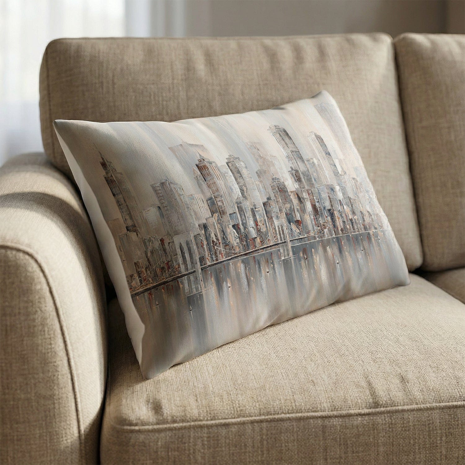 Illusions, New York Skyline Cushion - Image 2
