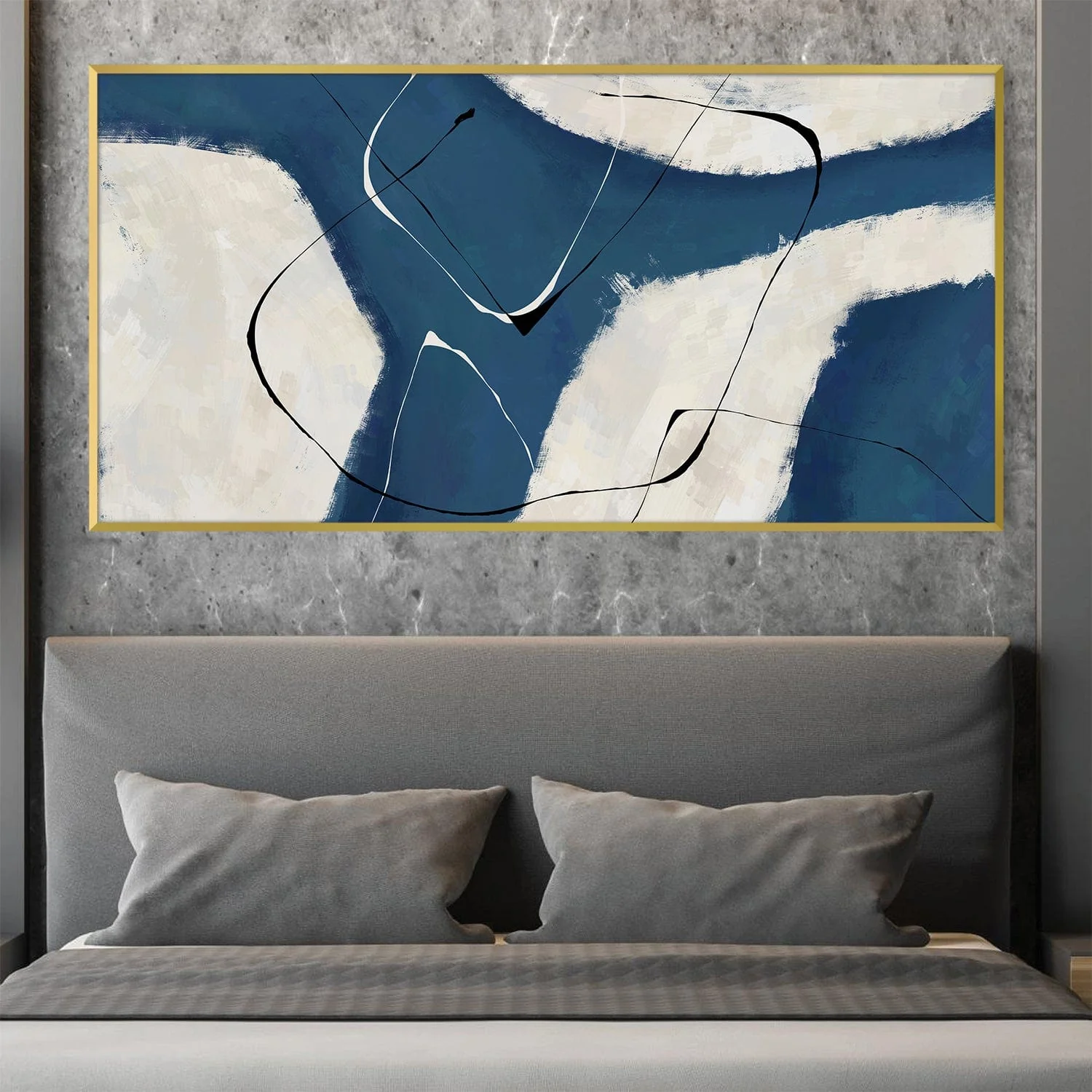 Intersecting Shades Canvas - Image 2
