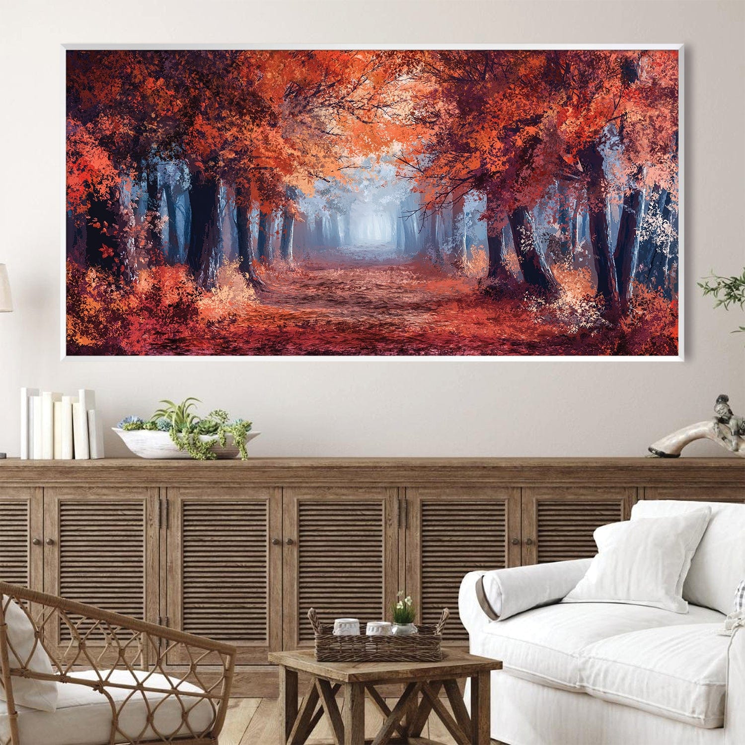 Into the Ember Forest Canvas - Image 3