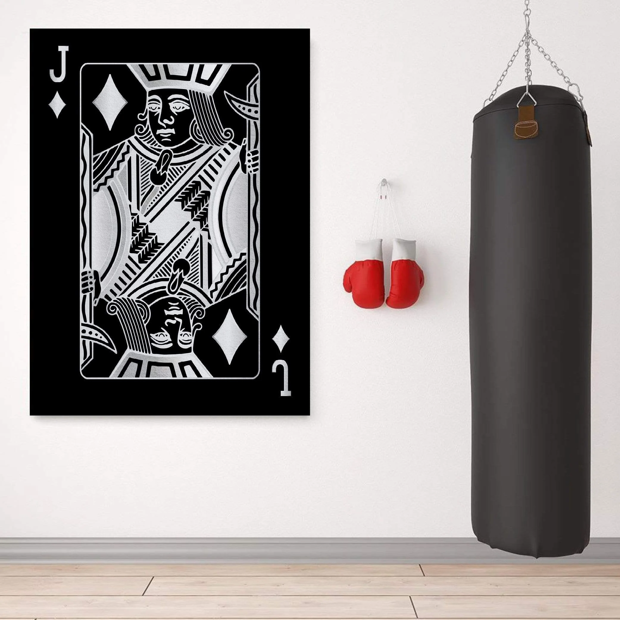 Jack of Diamonds - Silver Canvas - Image 3