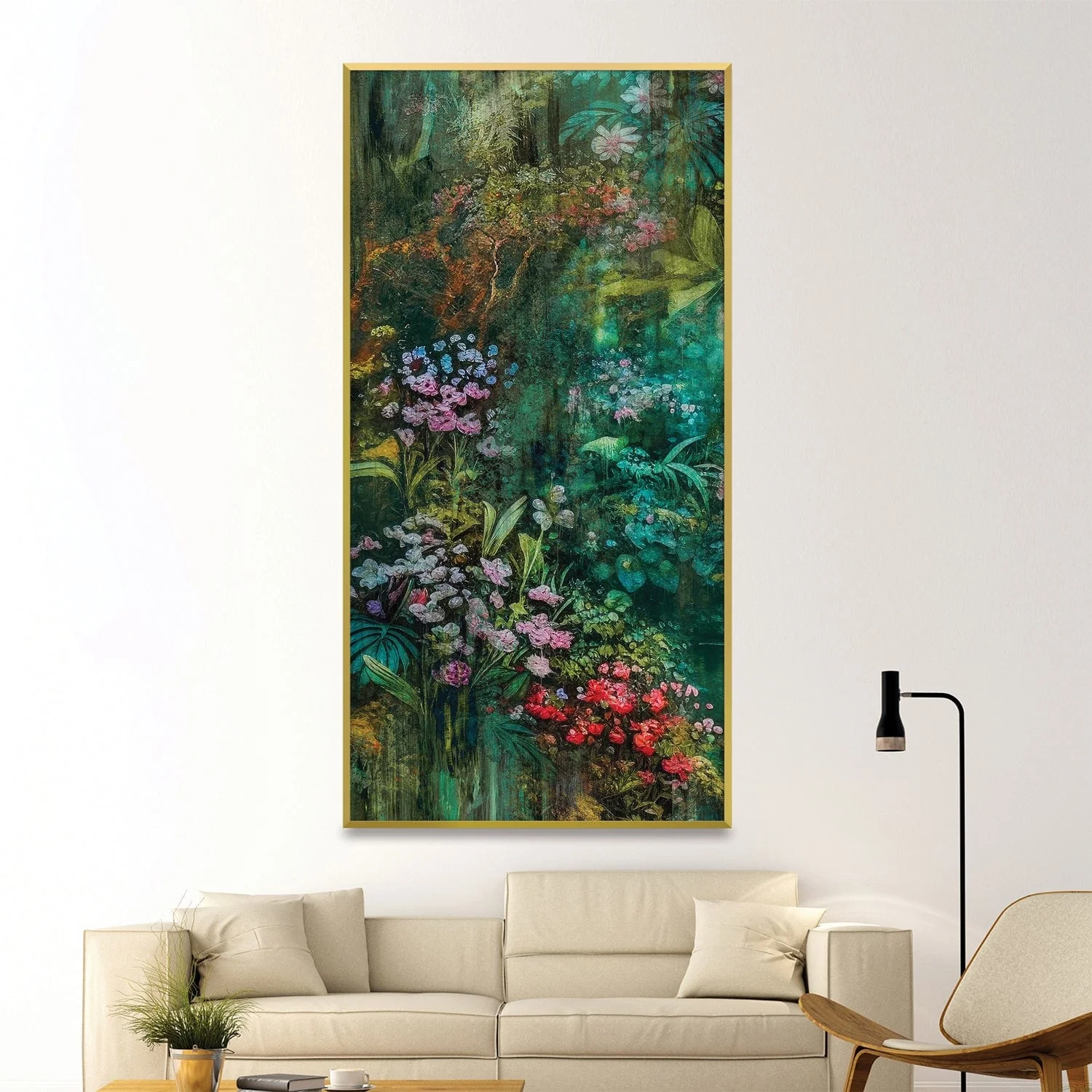 Jungle Flowers Canvas - Image 2