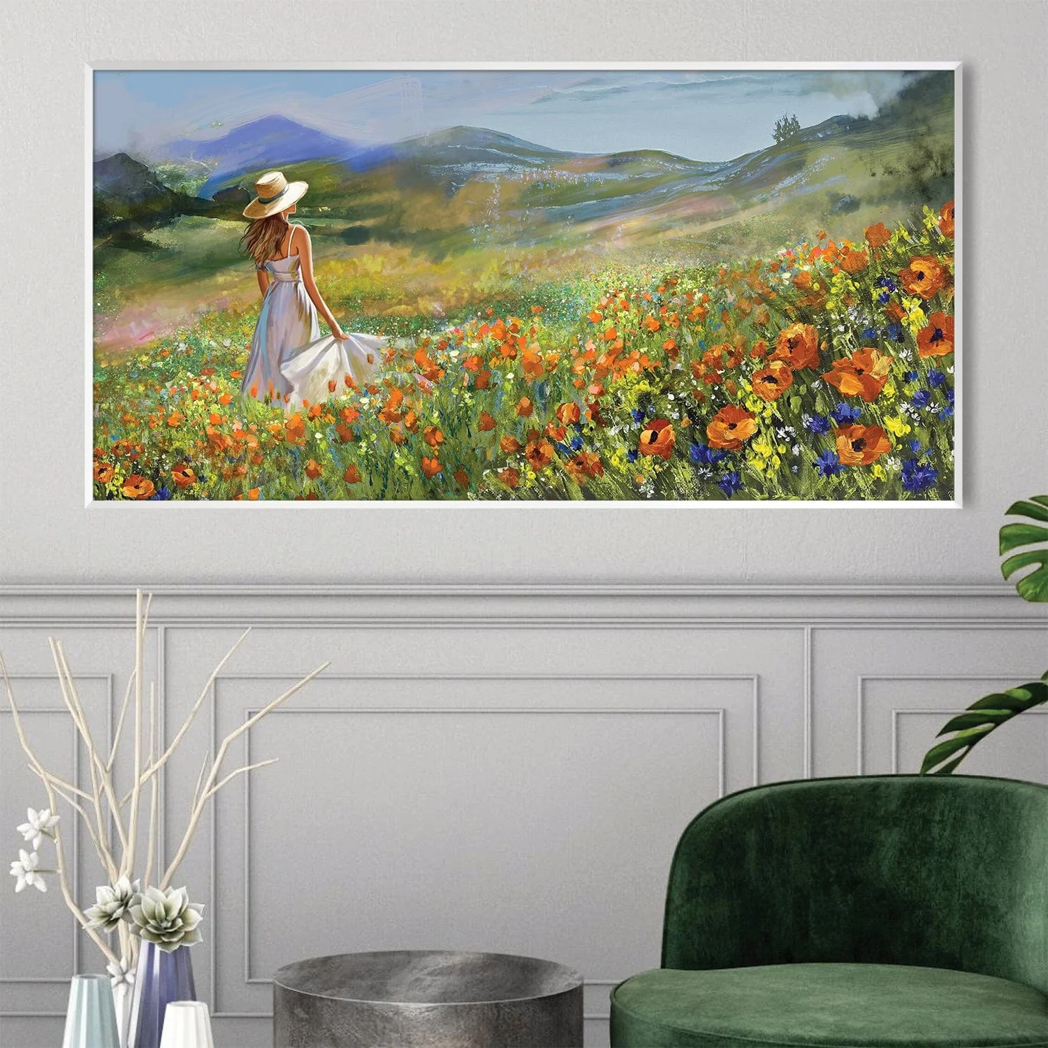 Lady of the Meadow Canvas - Image 3