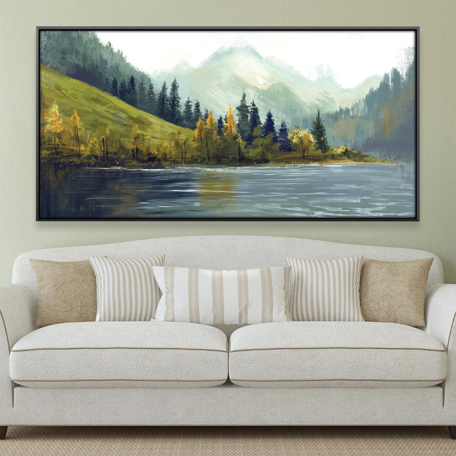Lakes and Slopes Canvas