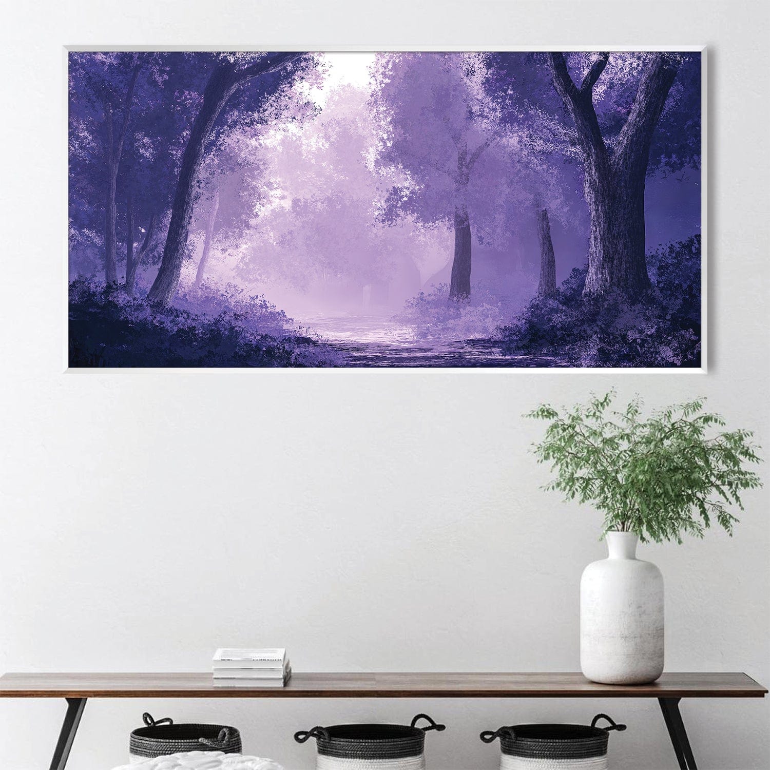 Lavender Dreamscape Canvas - Image 3