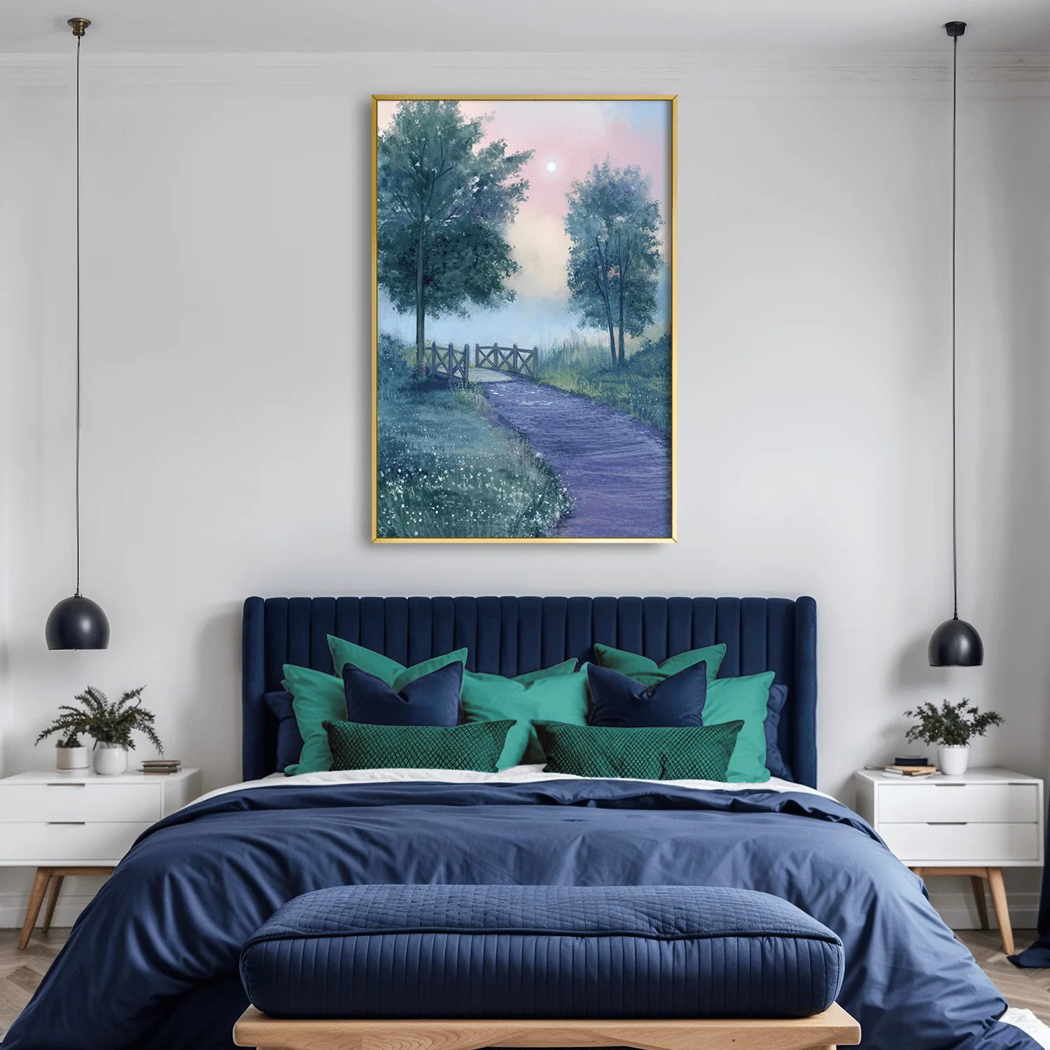 Lavender Mist Path Canvas - Image 2