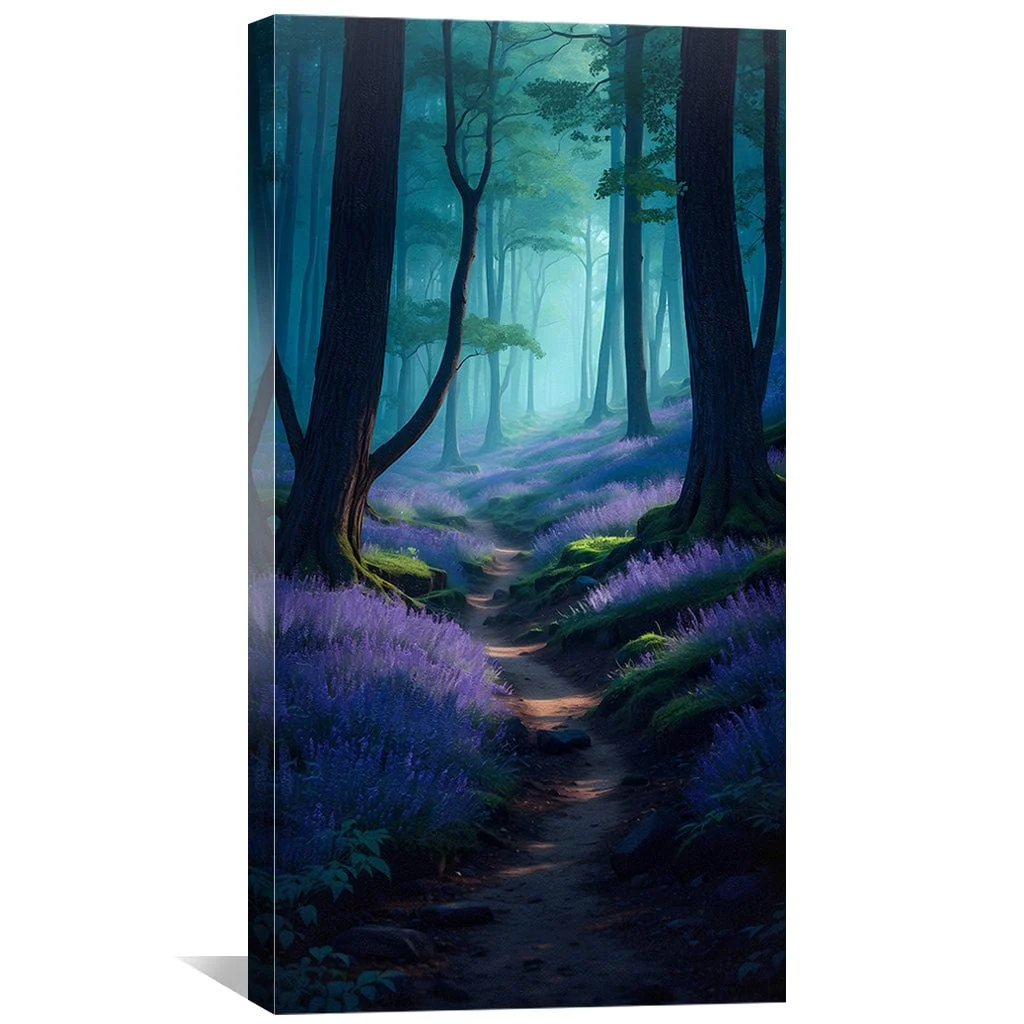 Lavender Mist Trail Canvas - Image 4