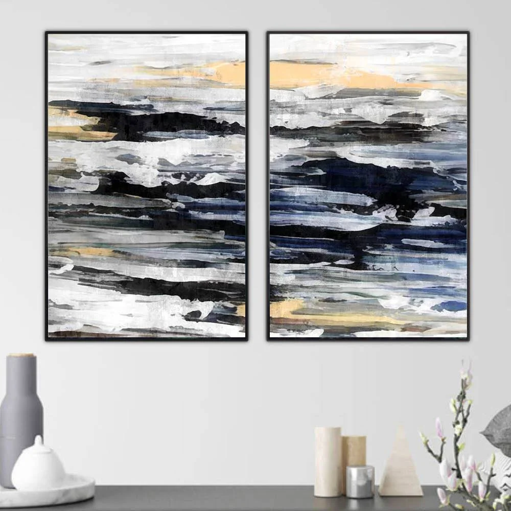 Layered Abstract Canvas - Image 3