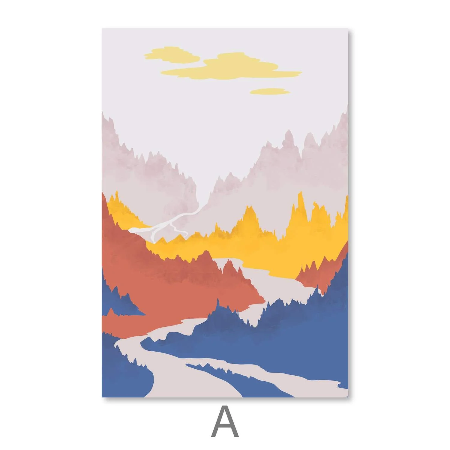 Layered Landscape Canvas - Image 5