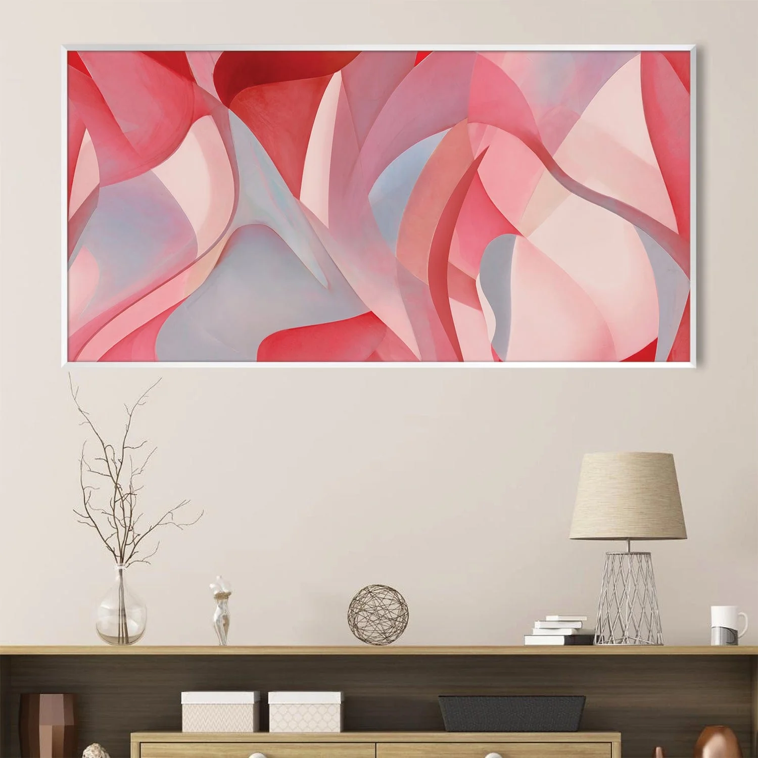 Layers of Red Canvas - Image 3