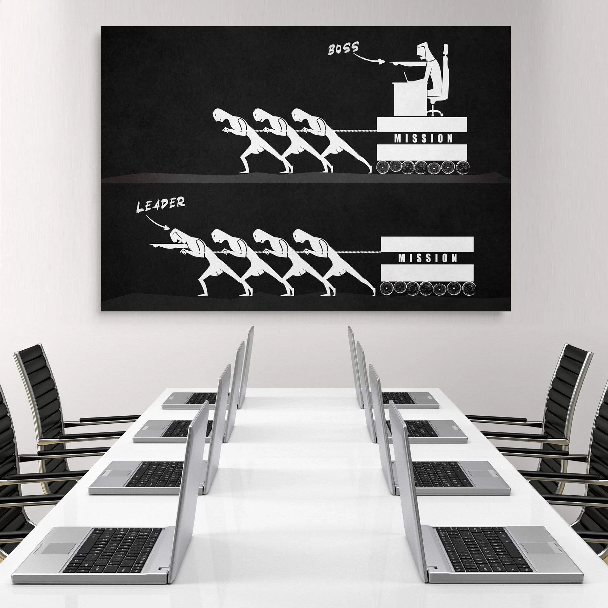 Leaders Lead Canvas - Image 3