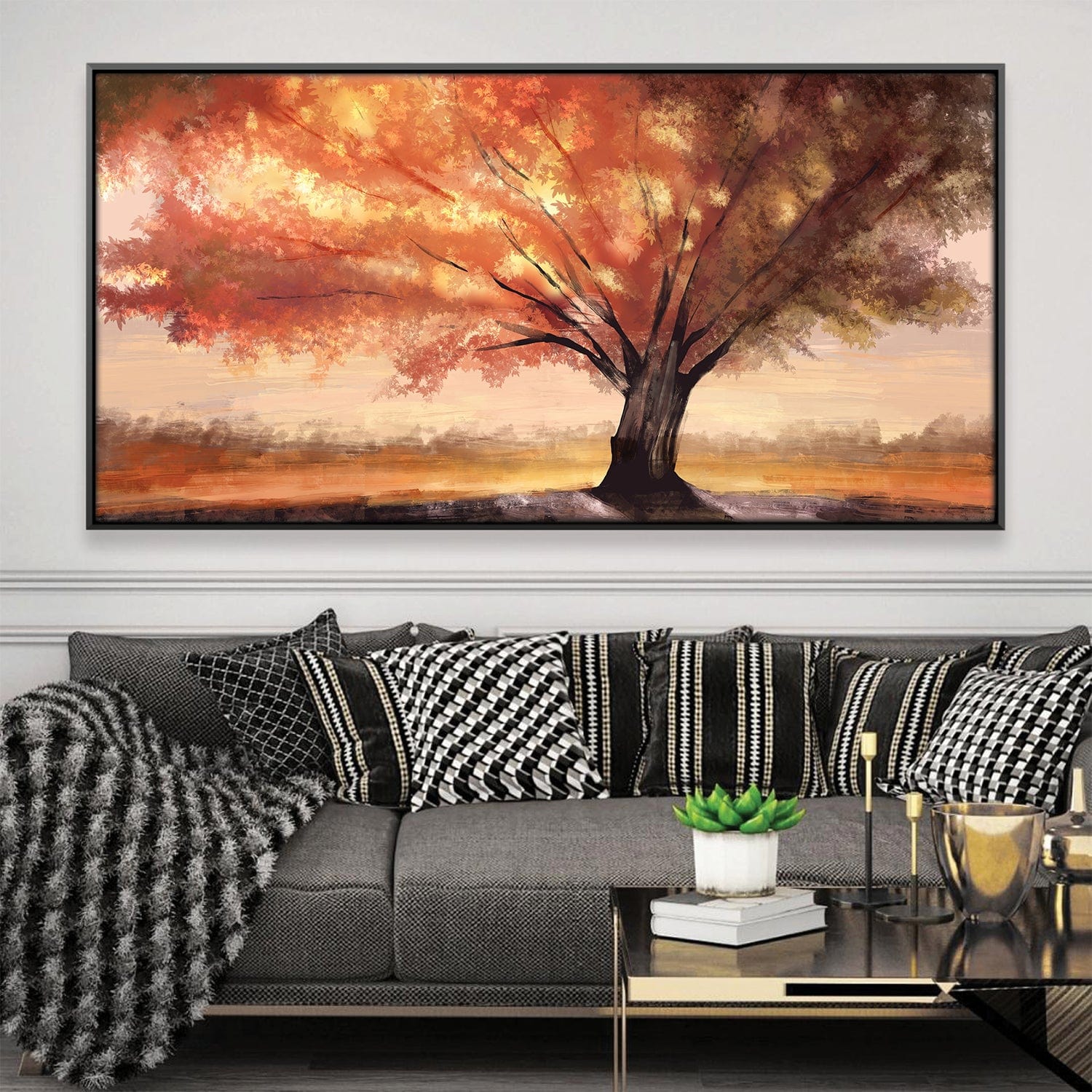 Leaf Ablaze Canvas