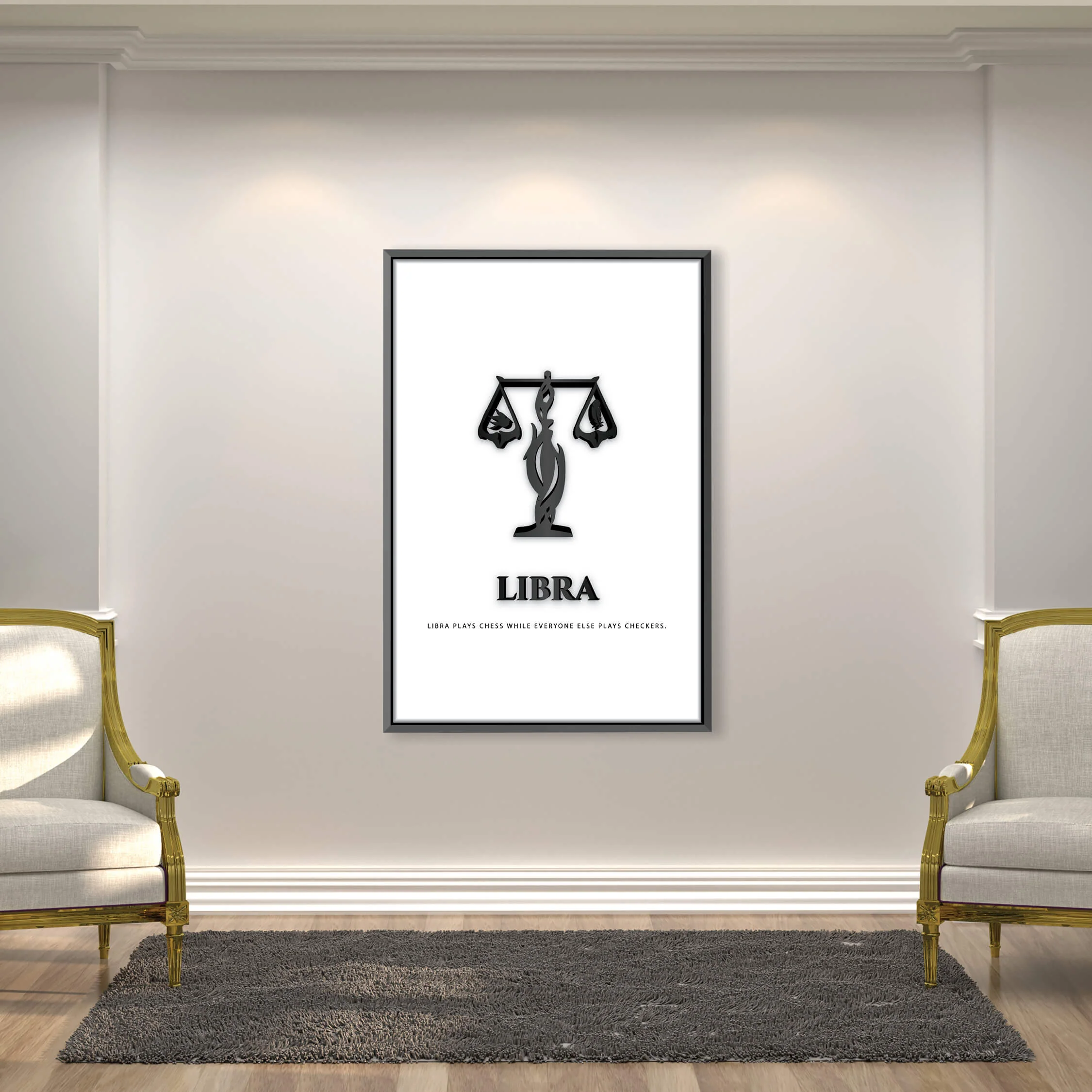 Libra - White Canvas - Image 4