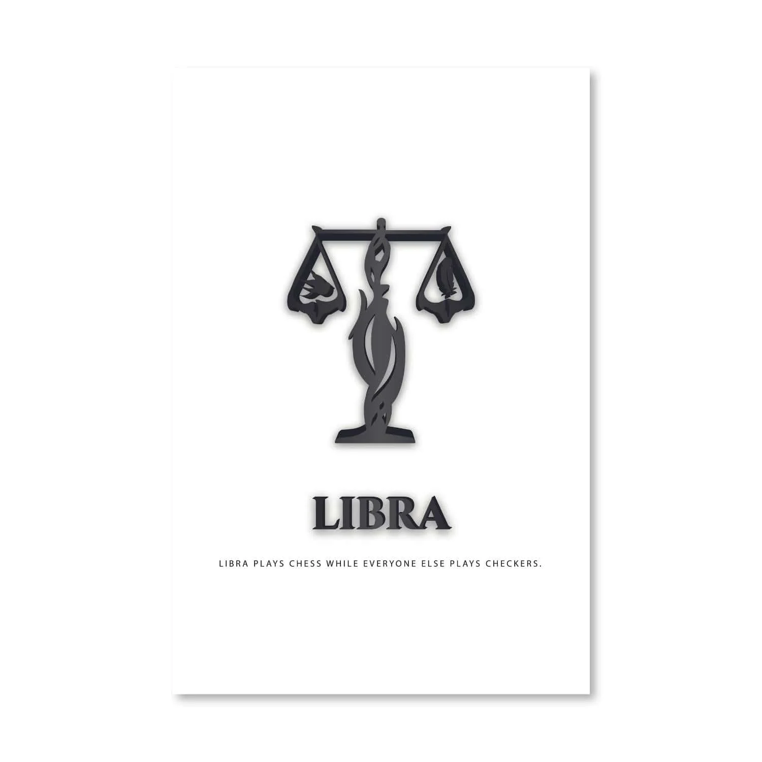 Libra - White Canvas - Image 5