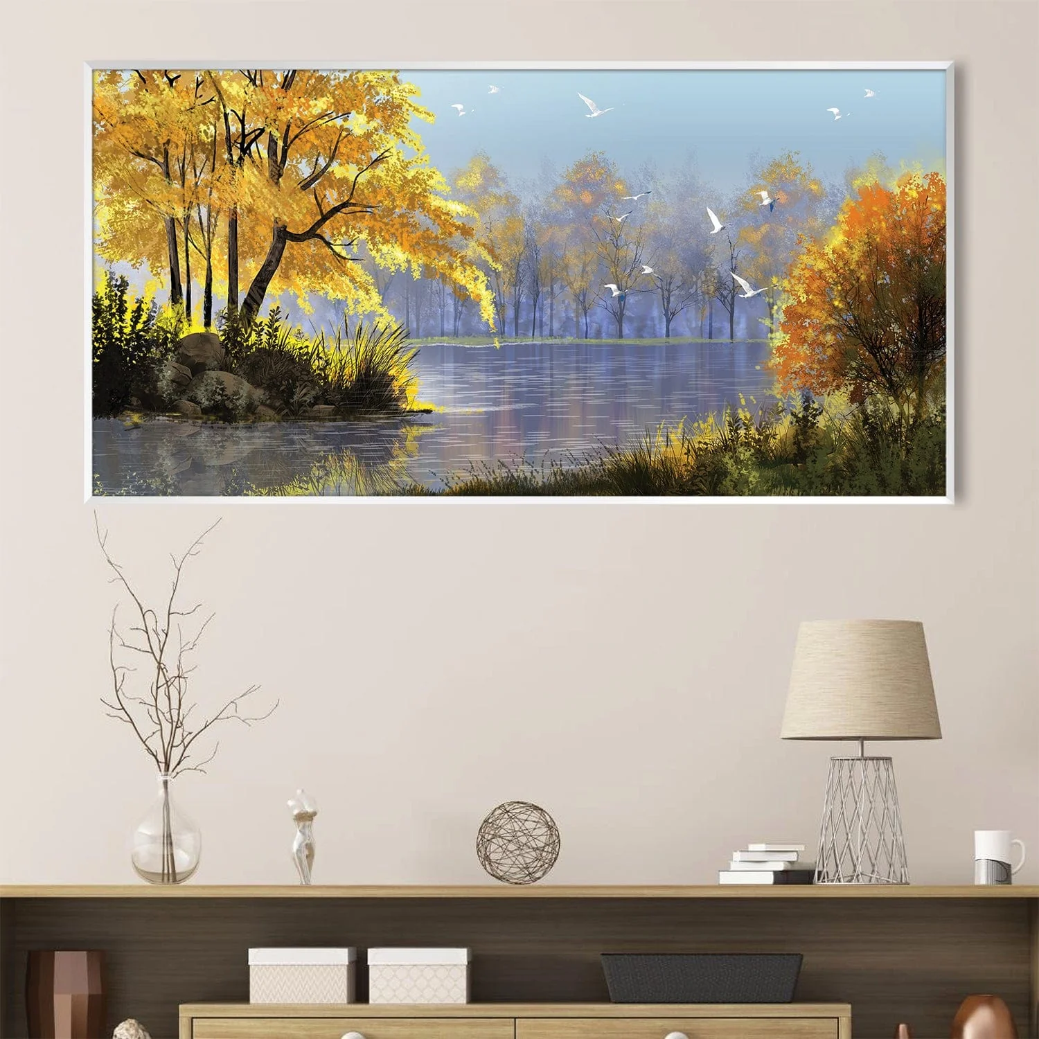 Light Along the Bank Canvas - Image 3