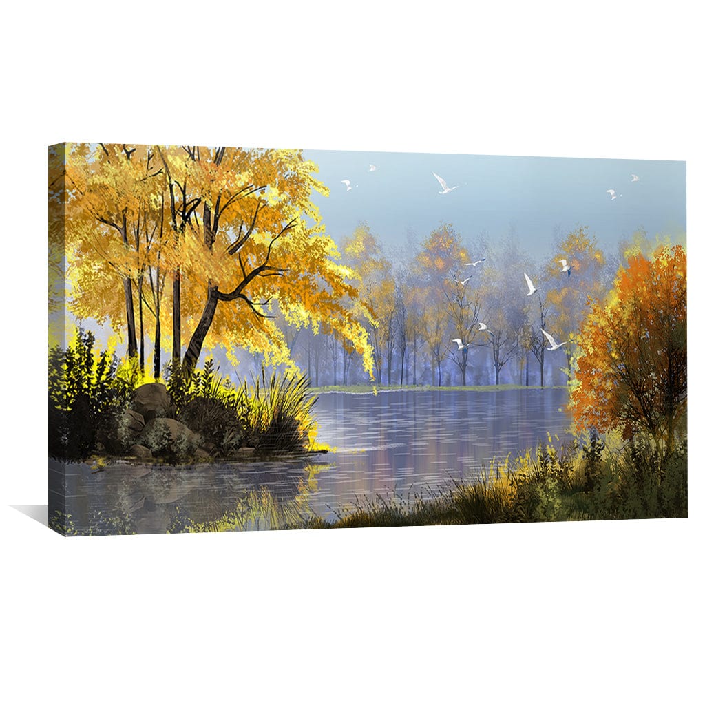 Light Along the Bank Canvas - Image 4