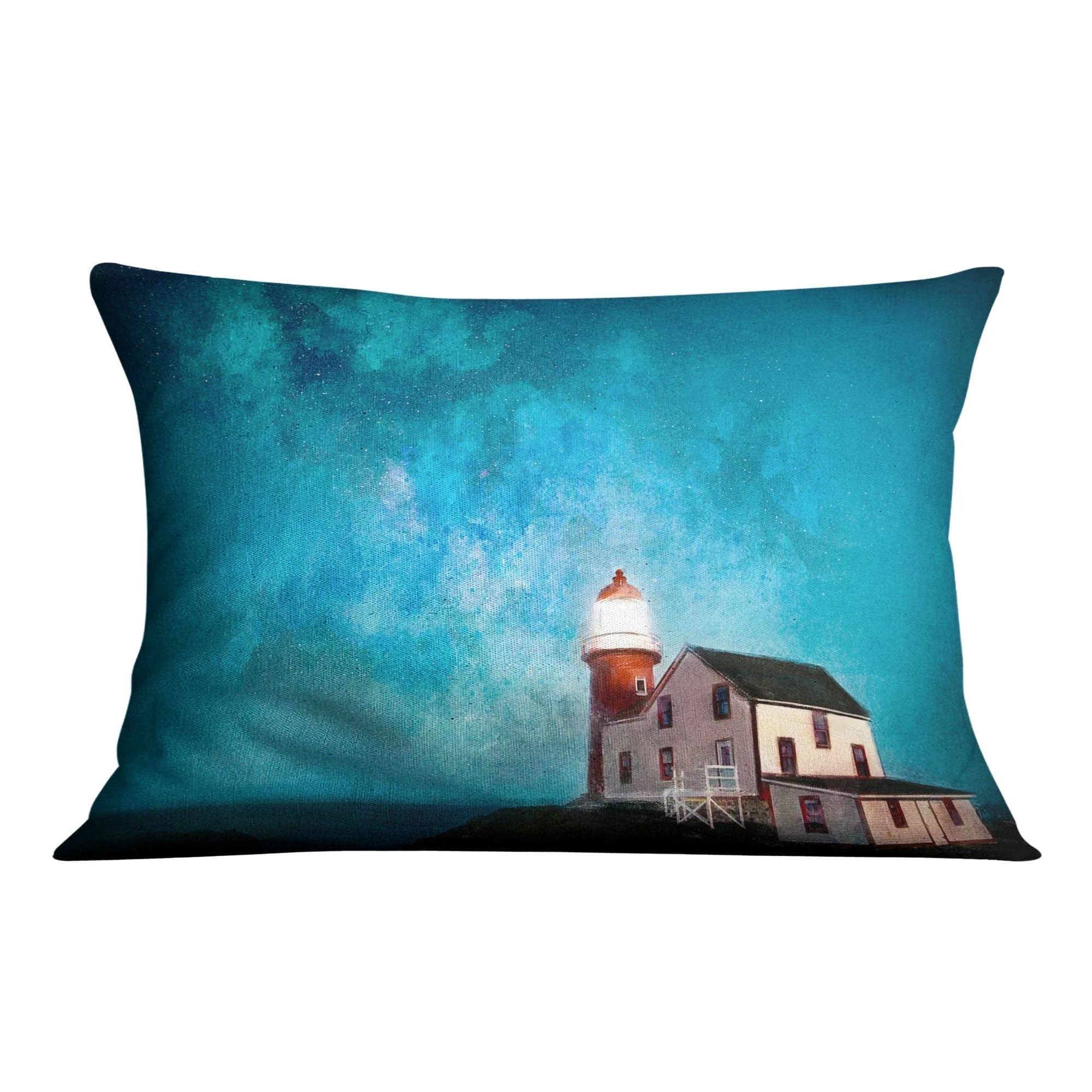 Lighthouse and the Stars Cushion - Image 3
