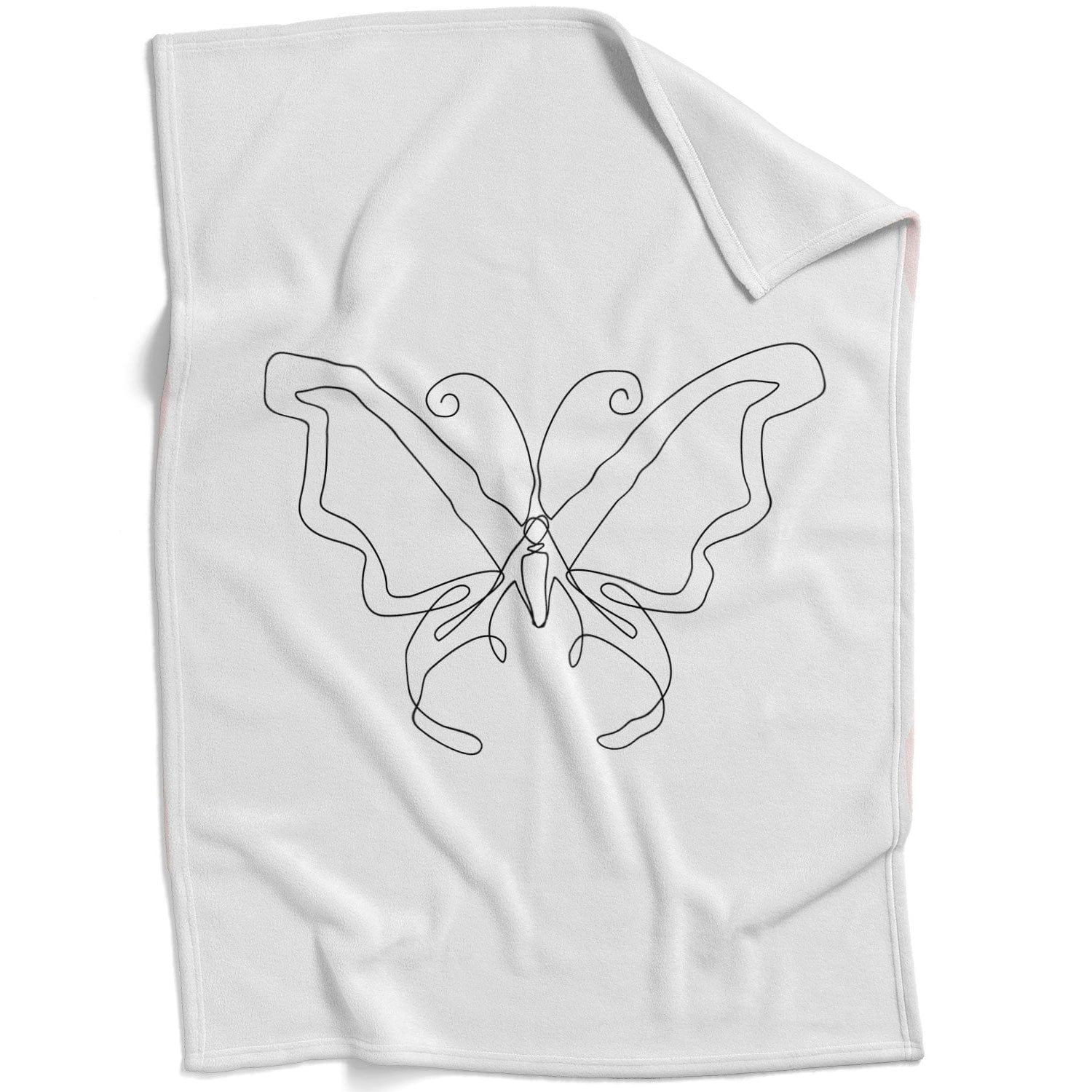 Line Butterflies B Blanket