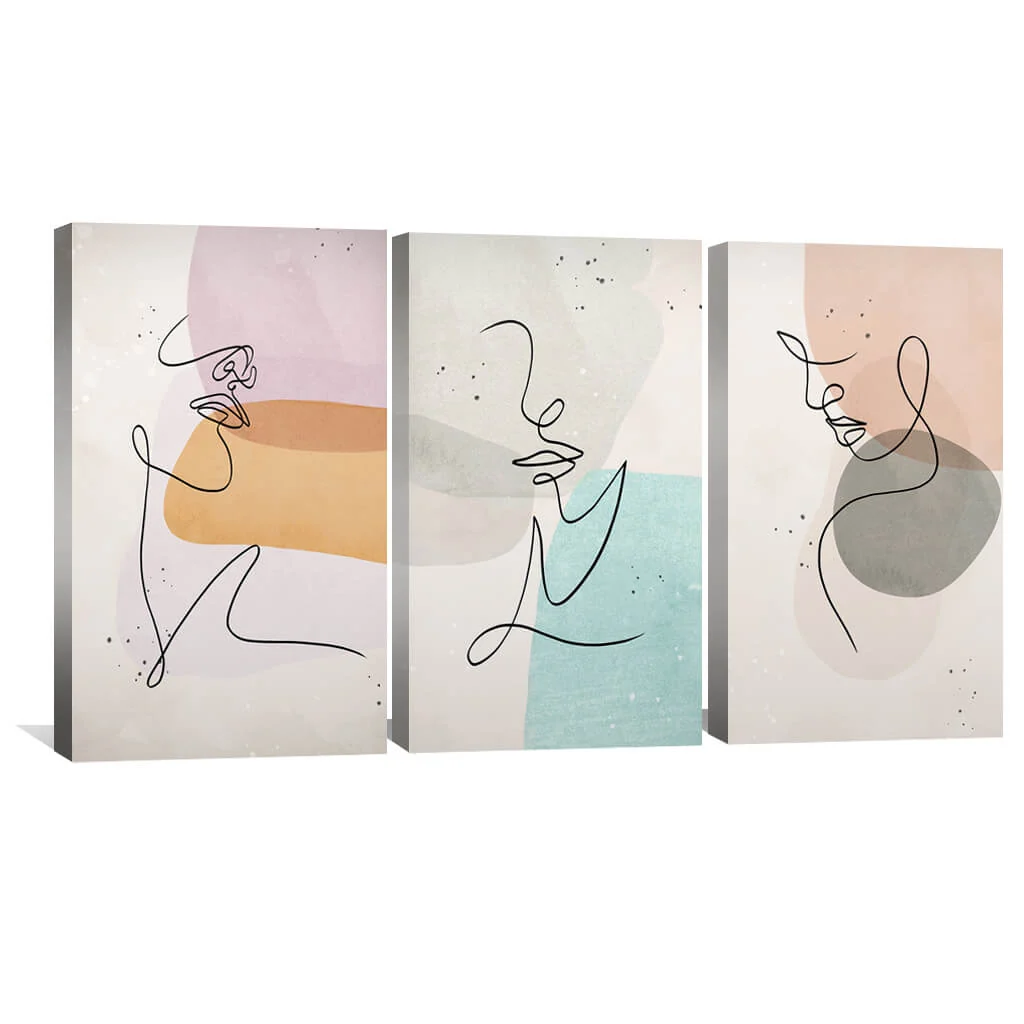 Line Figures Canvas - Image 2