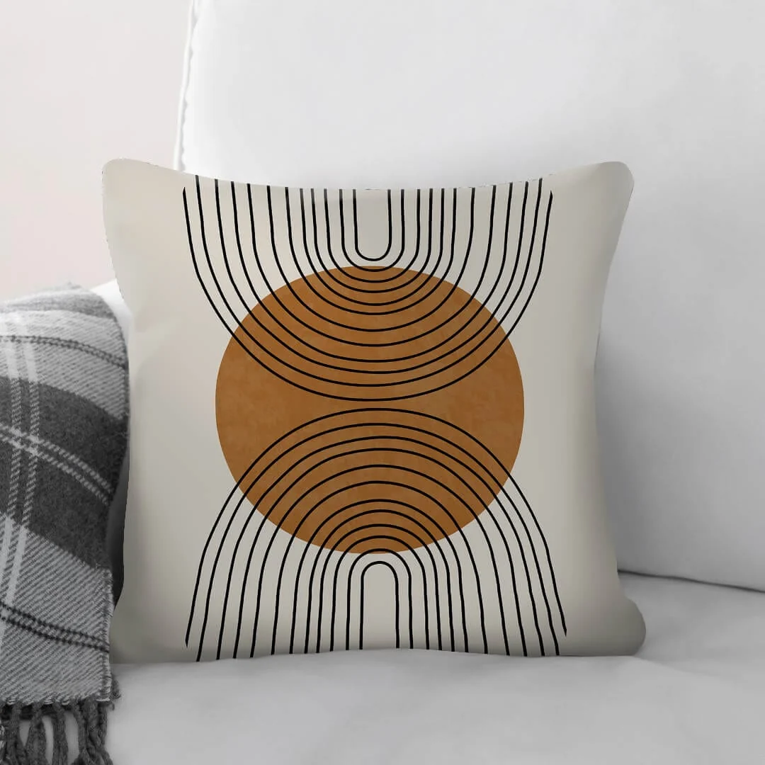 Lines and Circles B Cushion - Image 2