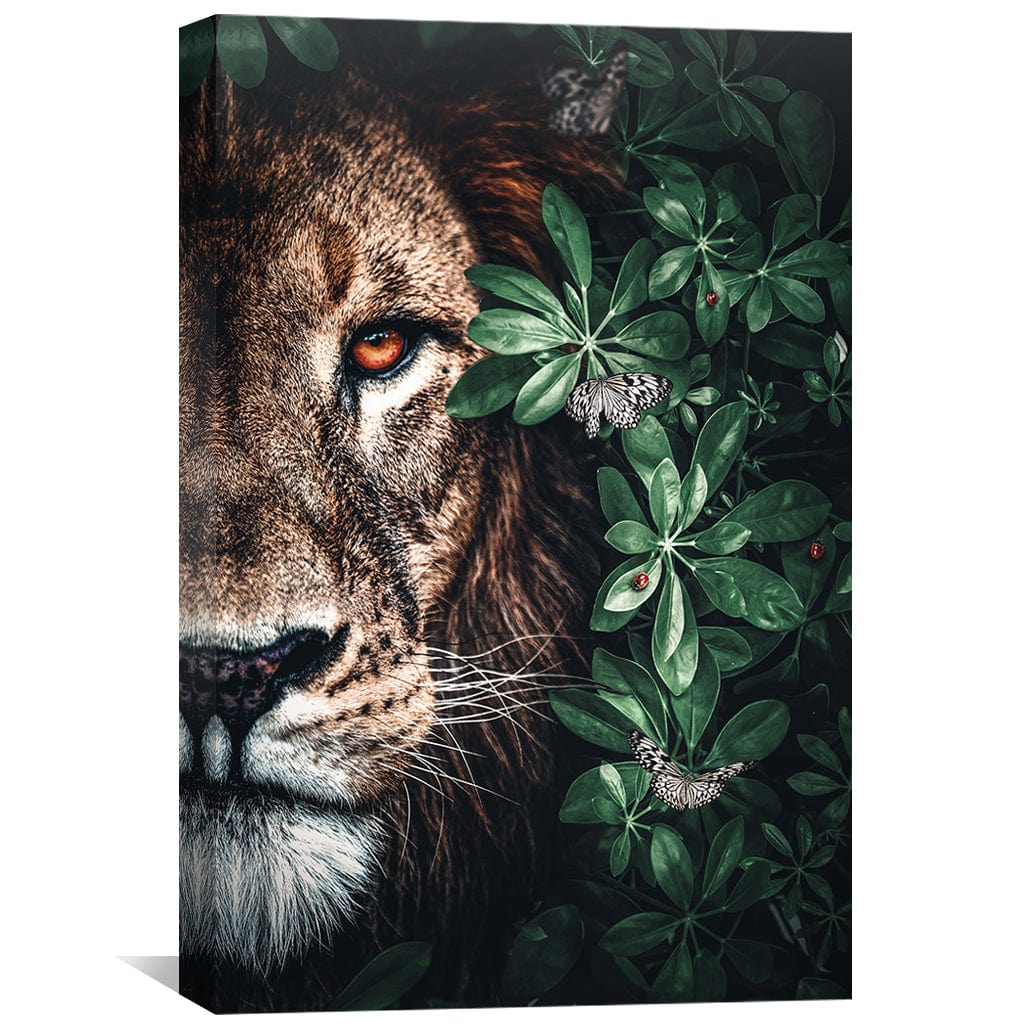 Lion Duet Jungle Canvas - Image 2