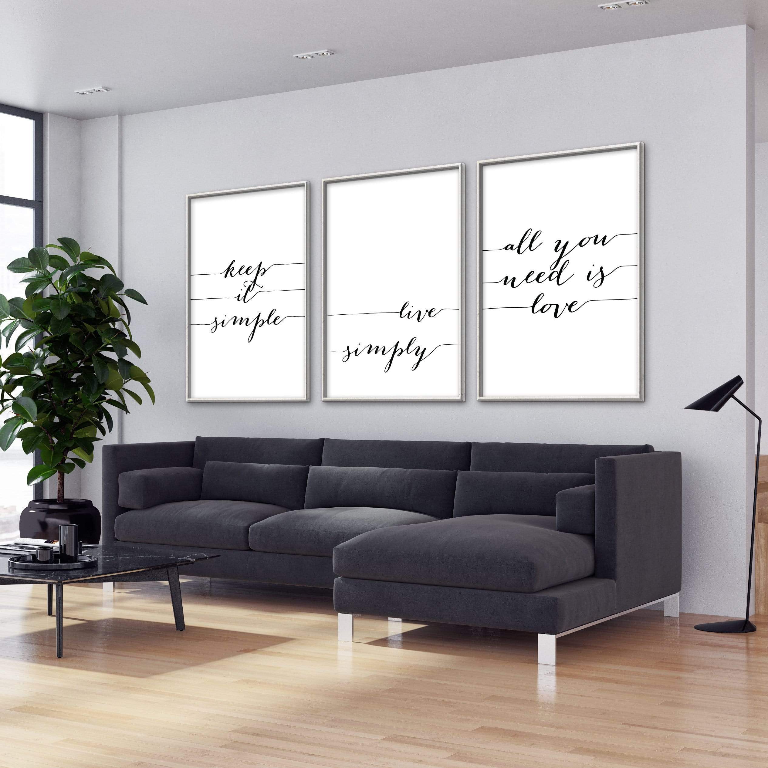 Live Simply Canvas - Image 5