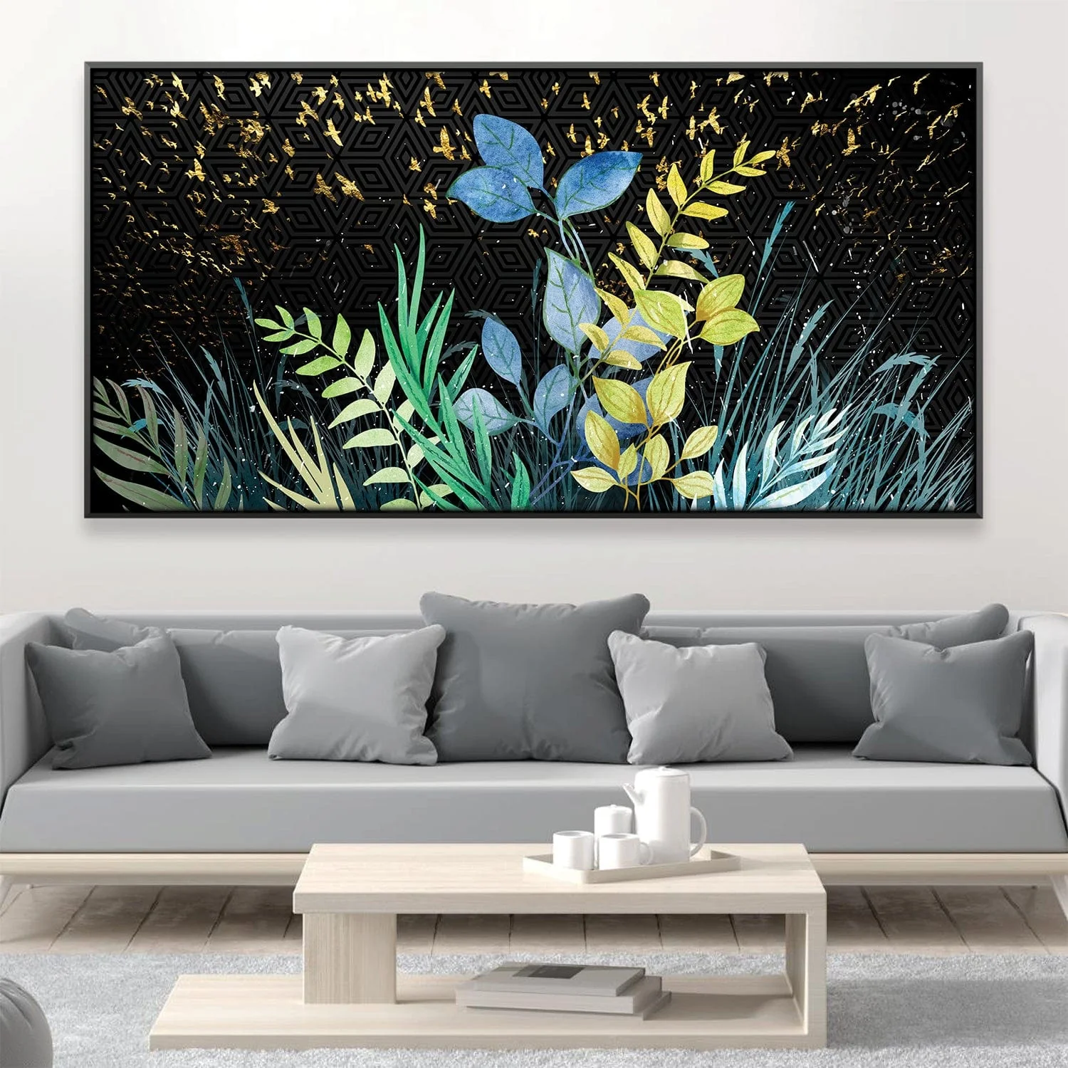 Lustrous Garden Canvas