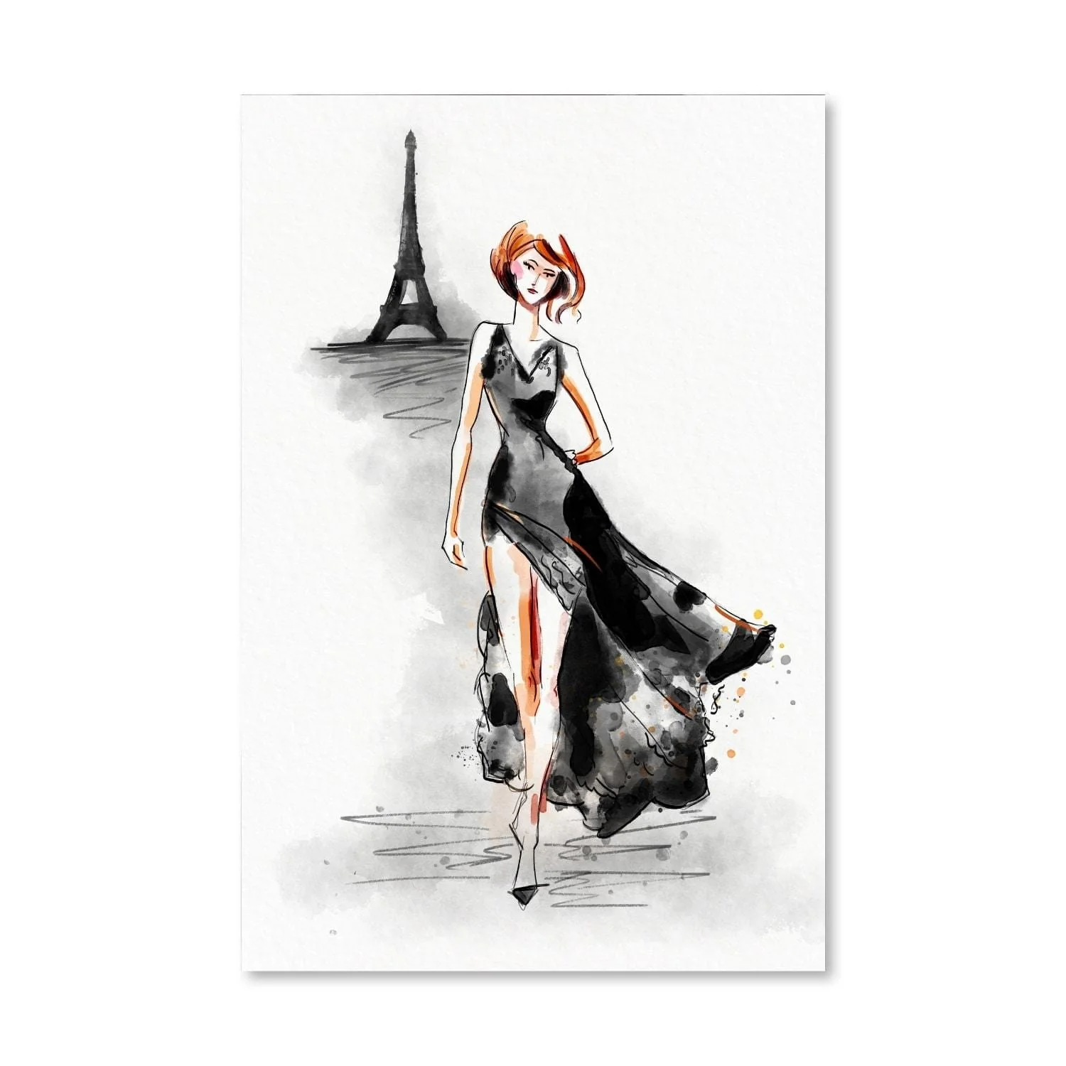 Madame Eiffel Canvas - Image 3