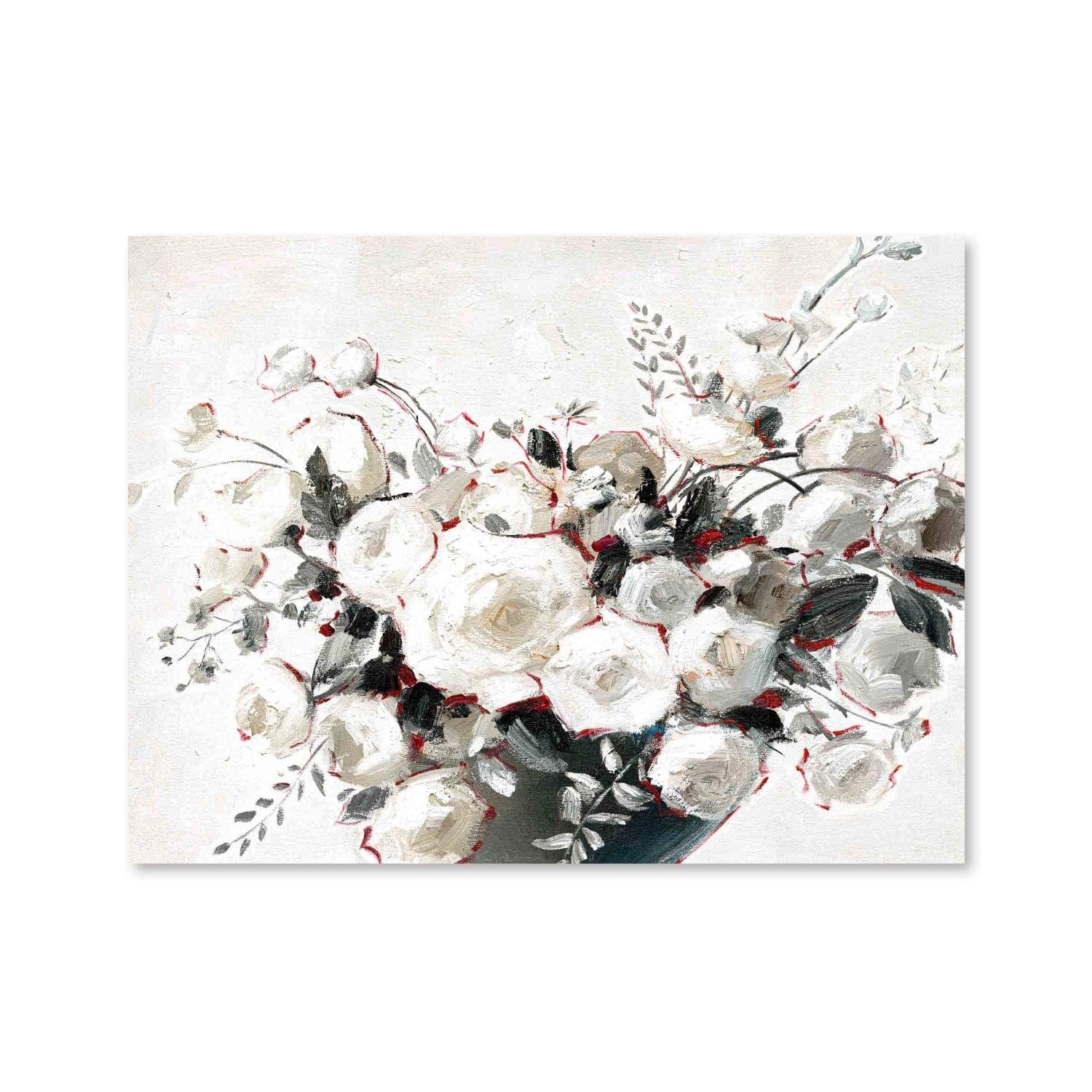 Majestic Flowers Oil Painting - Image 3