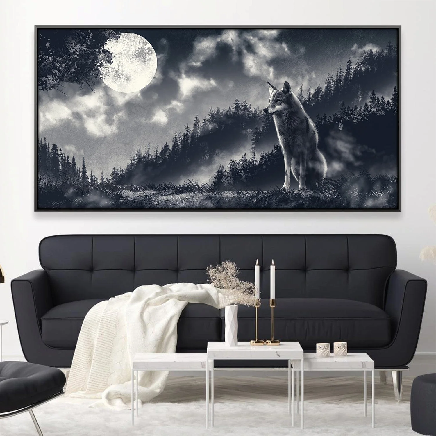 Majesty of the Wolf Canvas