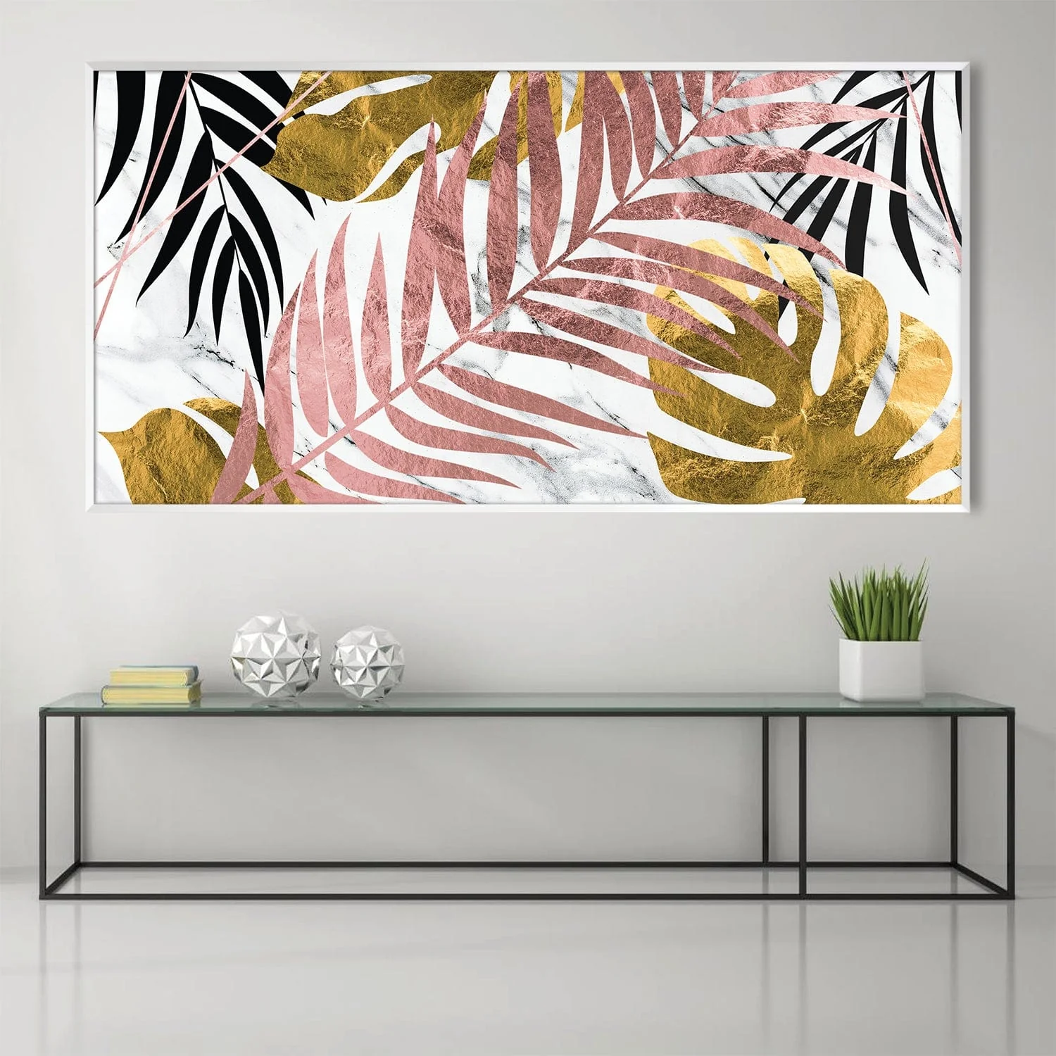 Marble Foilage Canvas - Image 3