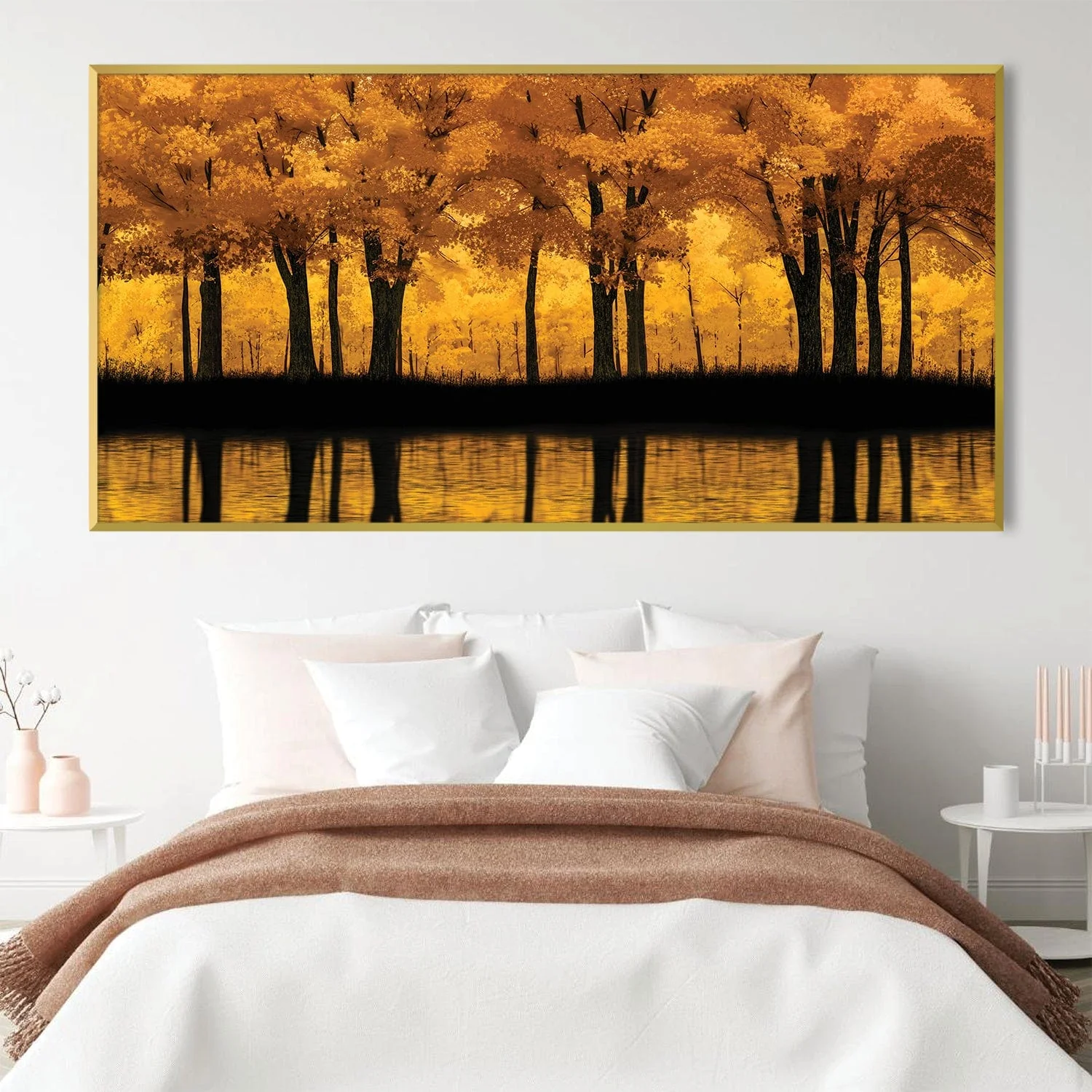 Mellow Gold Forest Canvas - Image 2