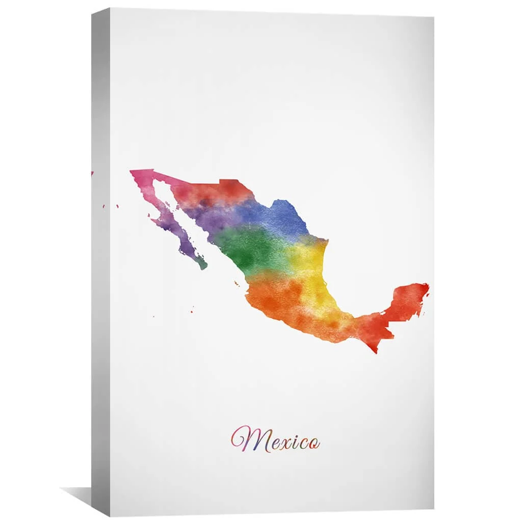 Mexico Rainbow Canvas - Image 2