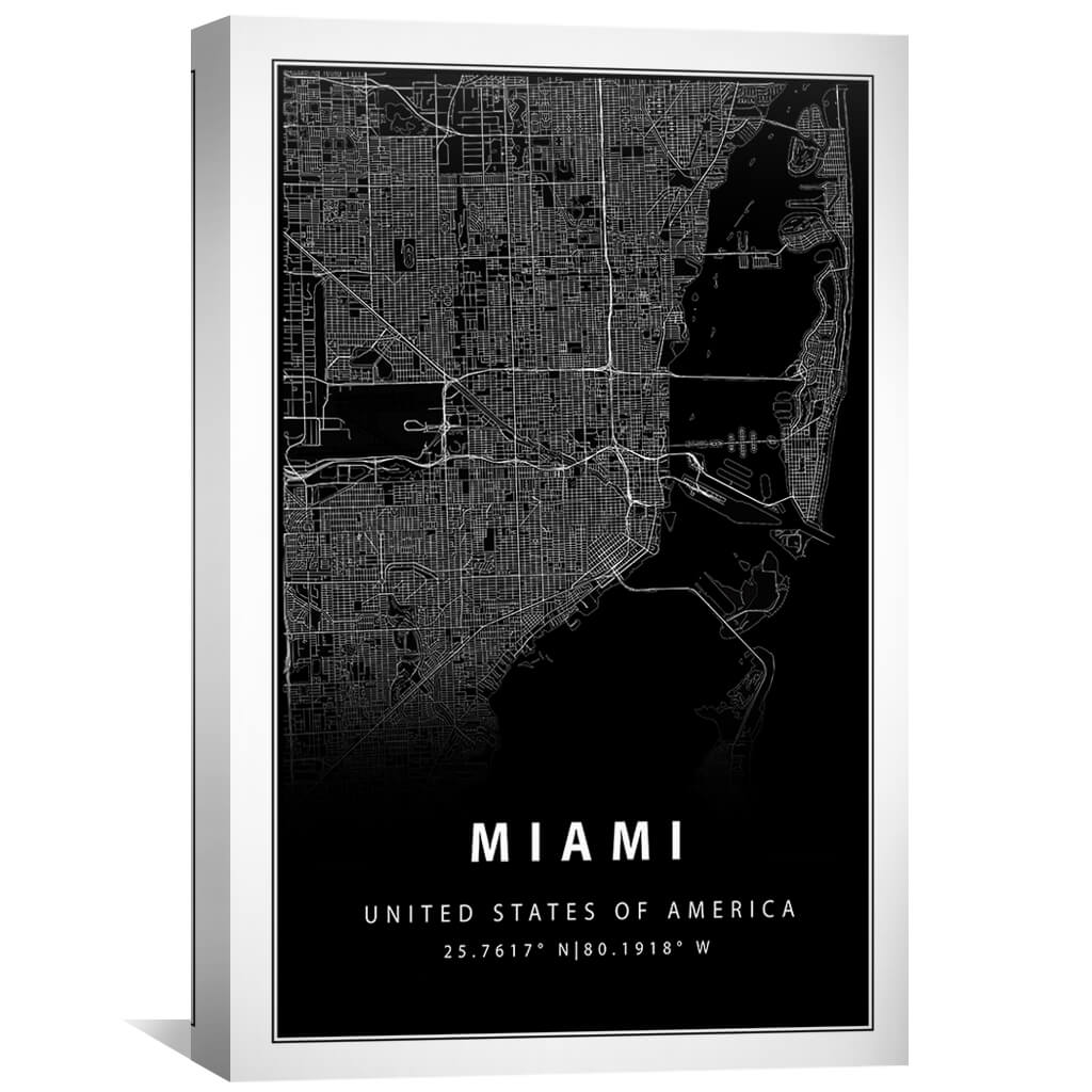 Miami Black Canvas - Image 2
