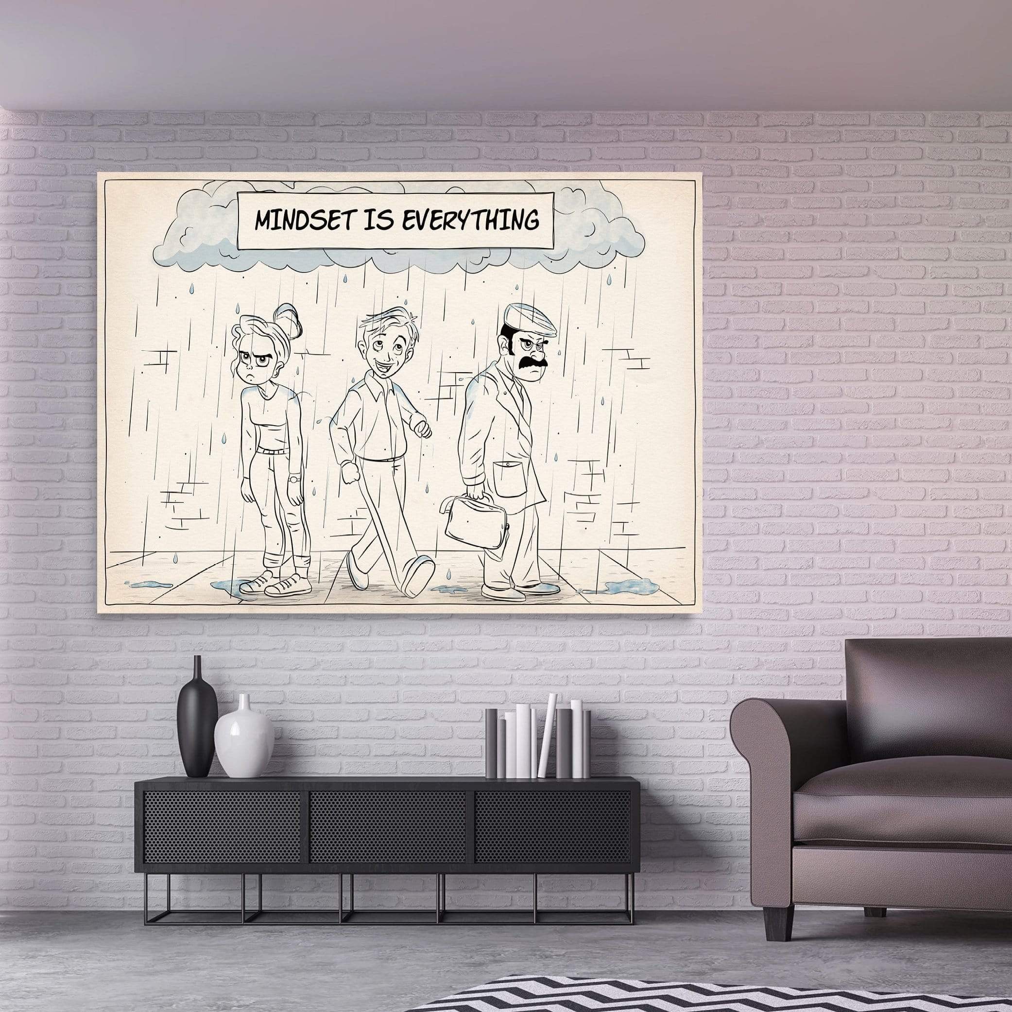 Mindset is Everything Canvas - Image 5
