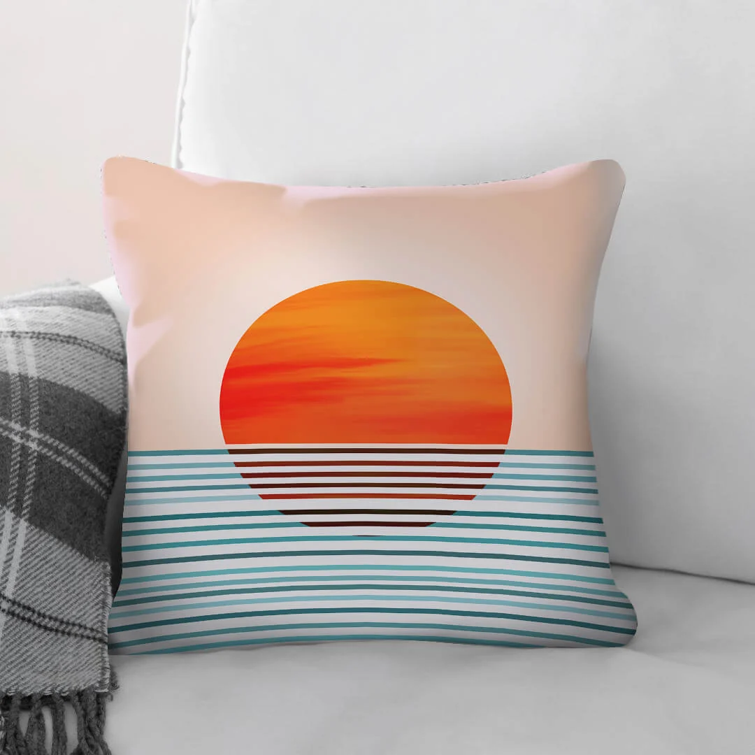 Minimal Sunset Cushion - Image 2