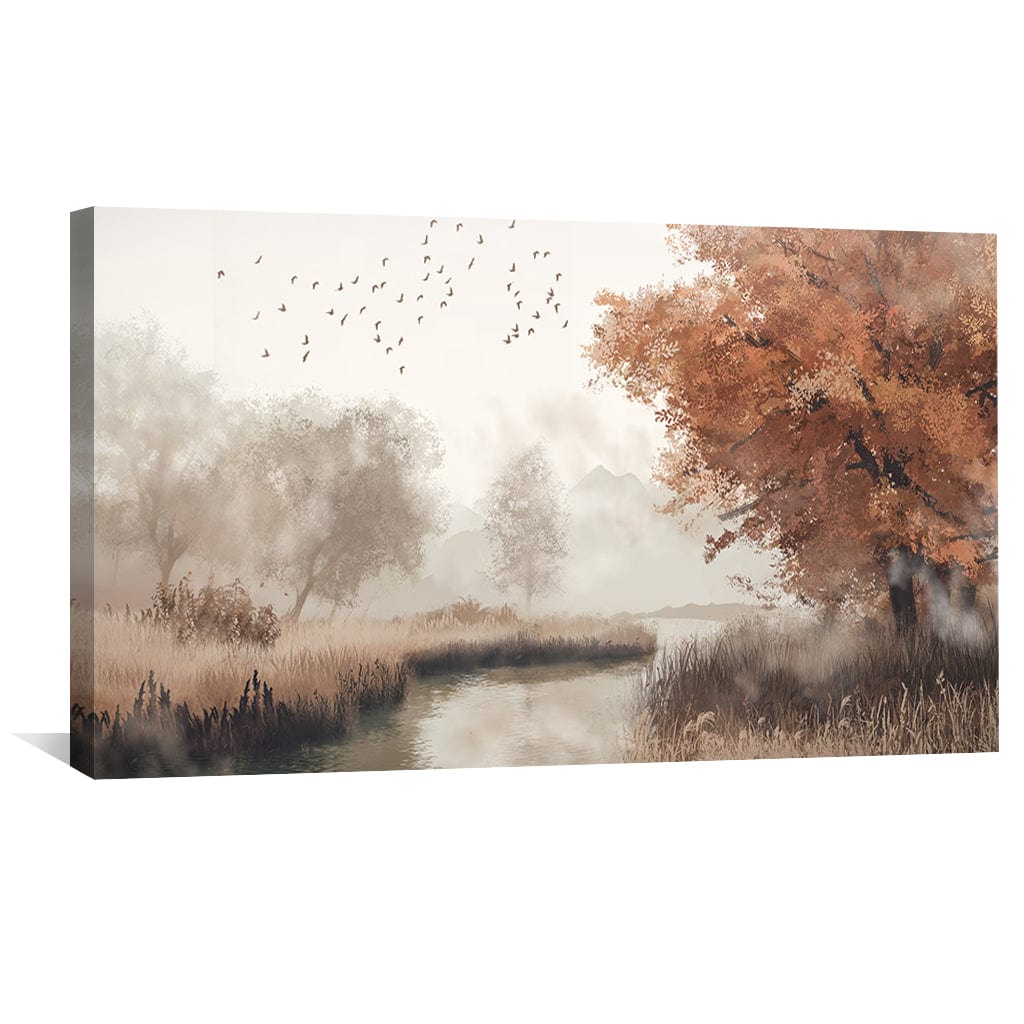 Mist Beneath the Maples Canvas - Image 4