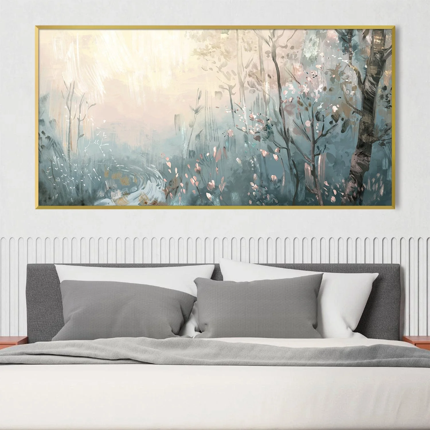 Misty Forest Whispers Canvas - Image 2