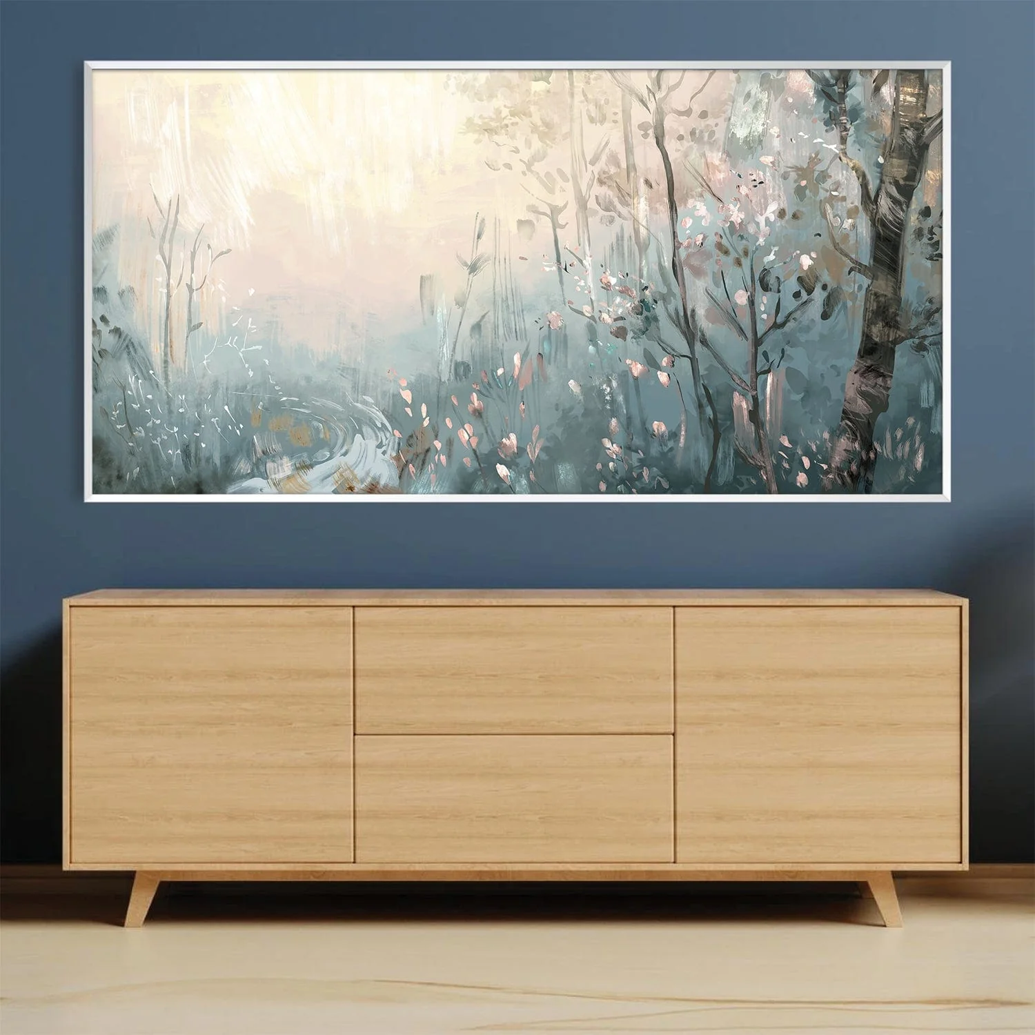 Misty Forest Whispers Canvas - Image 3