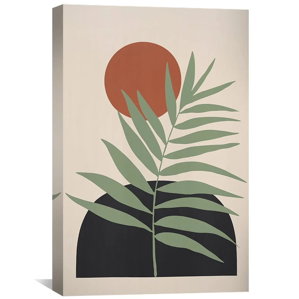 Modern Floral Set 1 Canvas - Image 2