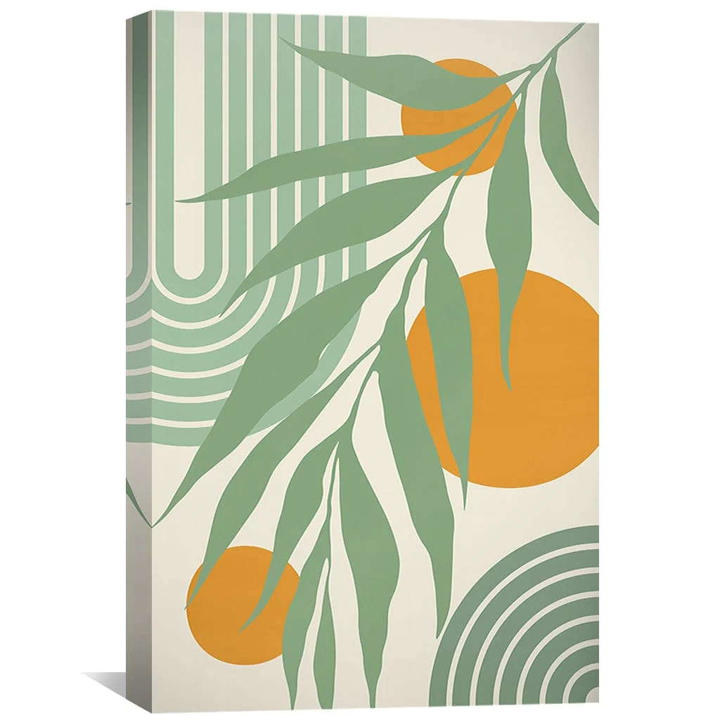 Modern Floral Set 11 Canvas - Image 2
