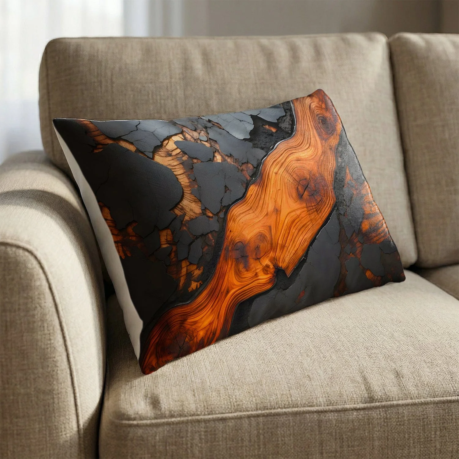 Molten Abstract Cushion - Image 2