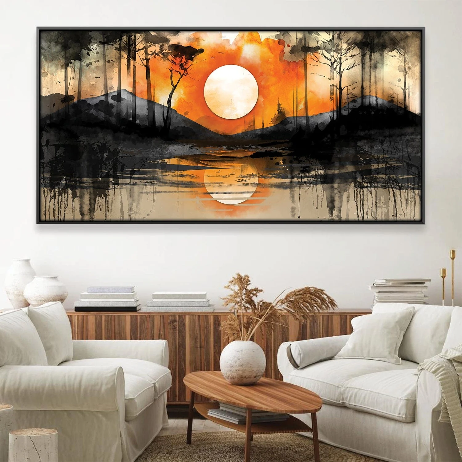 Molten Sky Canvas