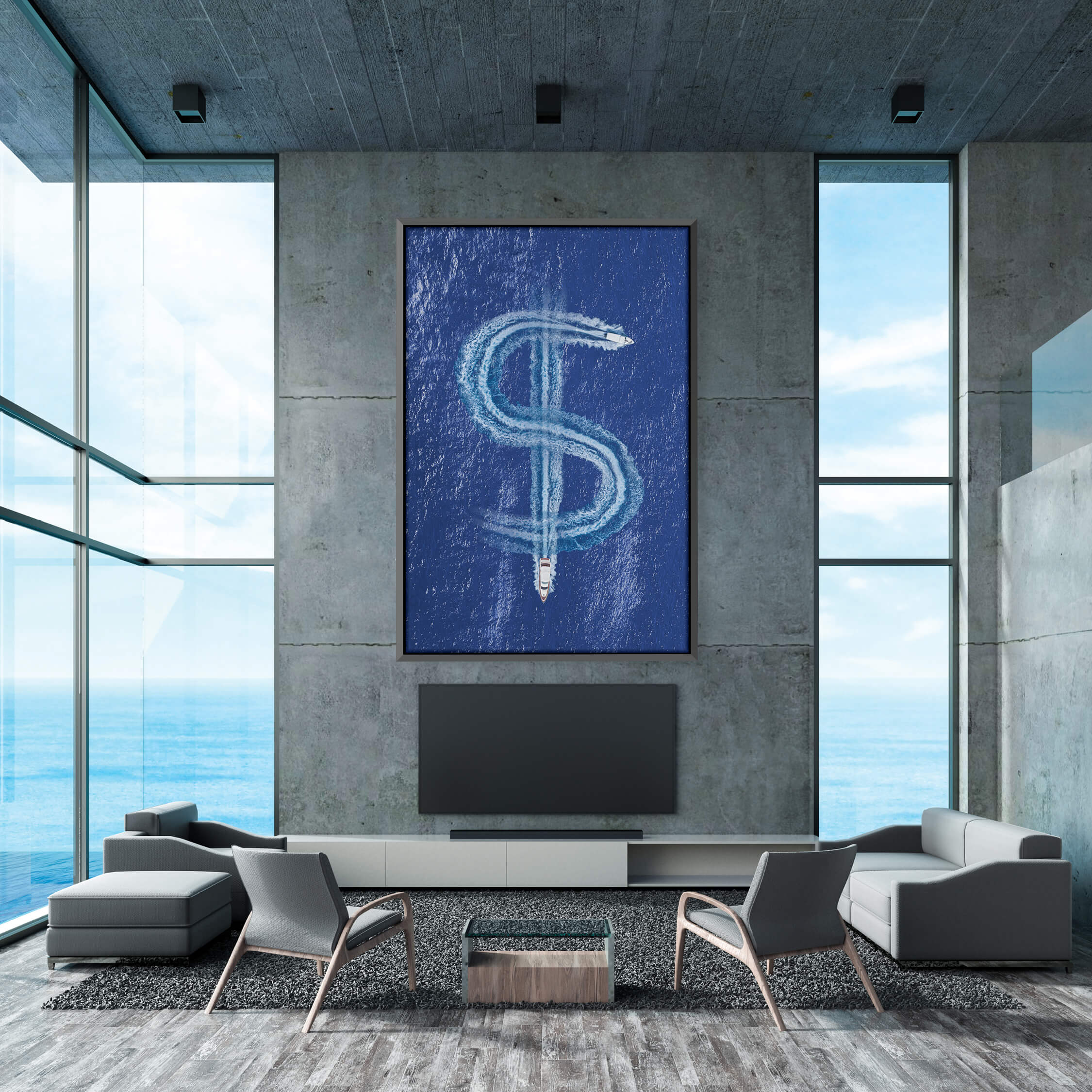 Money Yacht Canvas - Image 3